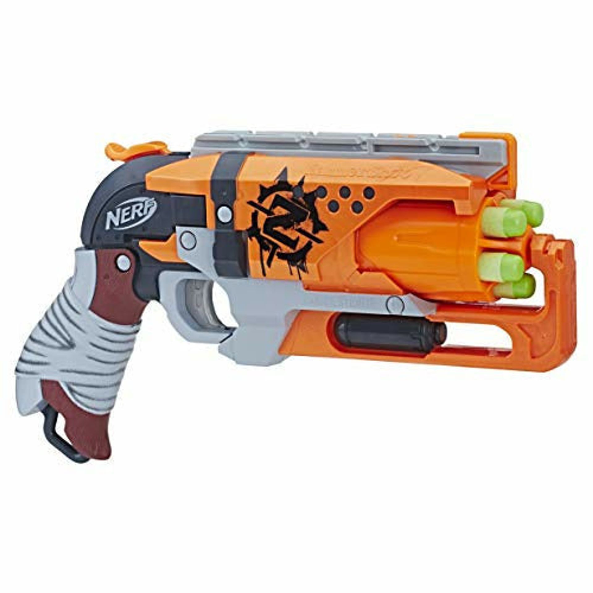 Nerf A4325 Zombie Strike Hammershot Blaster, Blue, Standard