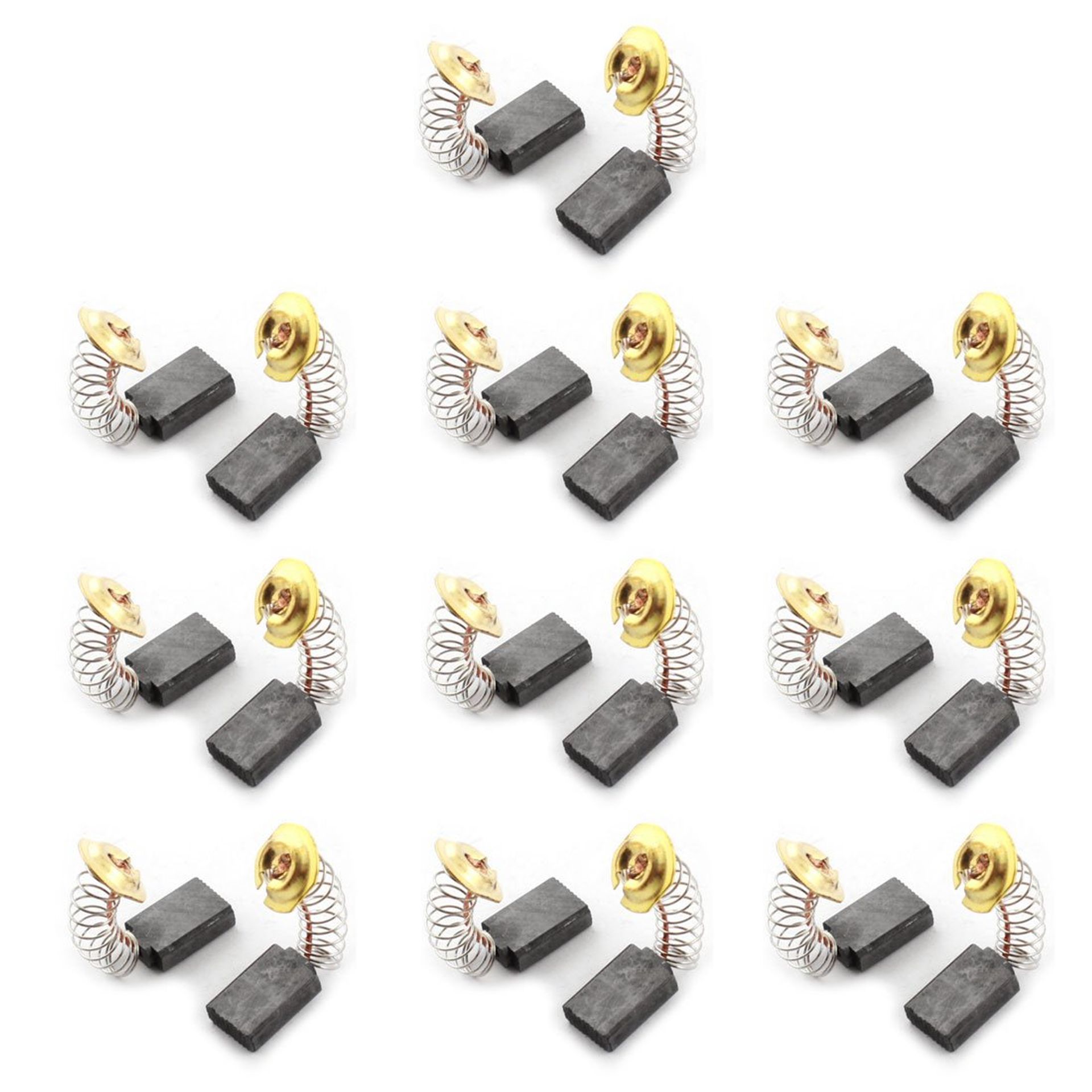 Sourcingmap 20 Pcs 17mm x 11mm x 5mm Motor Carbon Brush for Power Tools - DIY & Tools Bargain