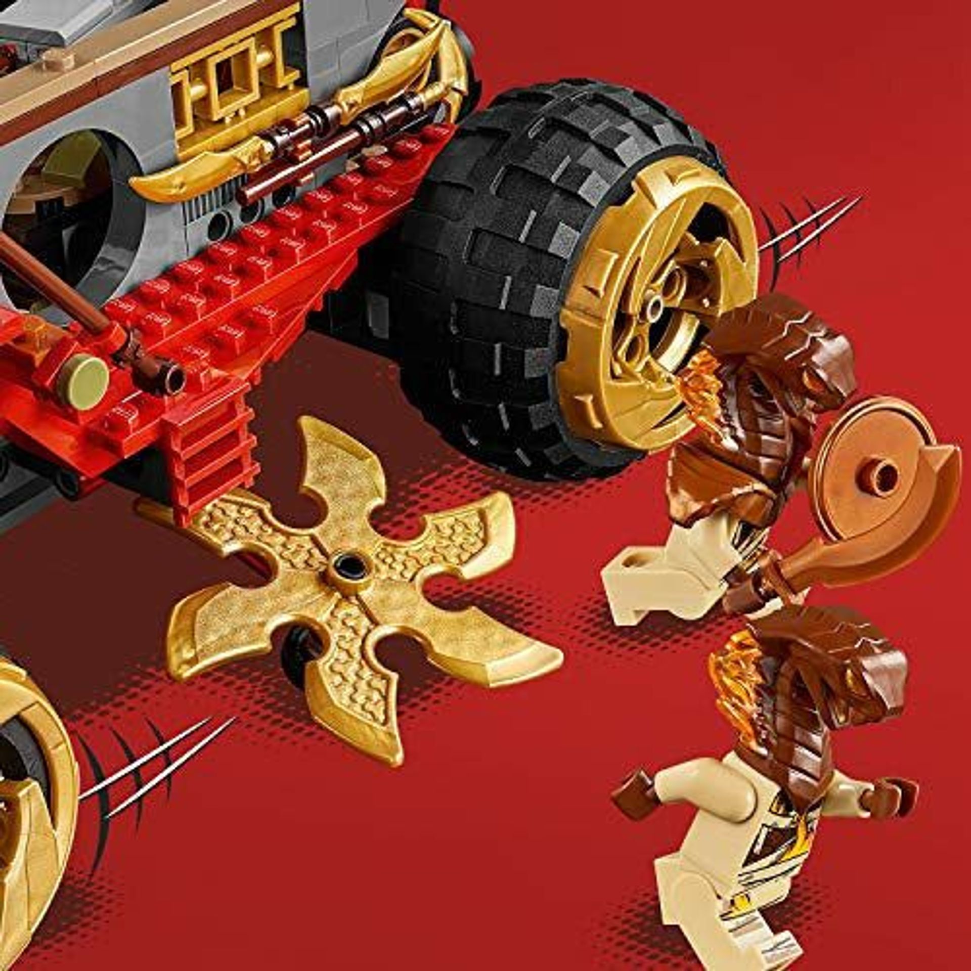 LEGO 70677 NINJAGO Land Bounty Vehicle, Action-Packed Set With