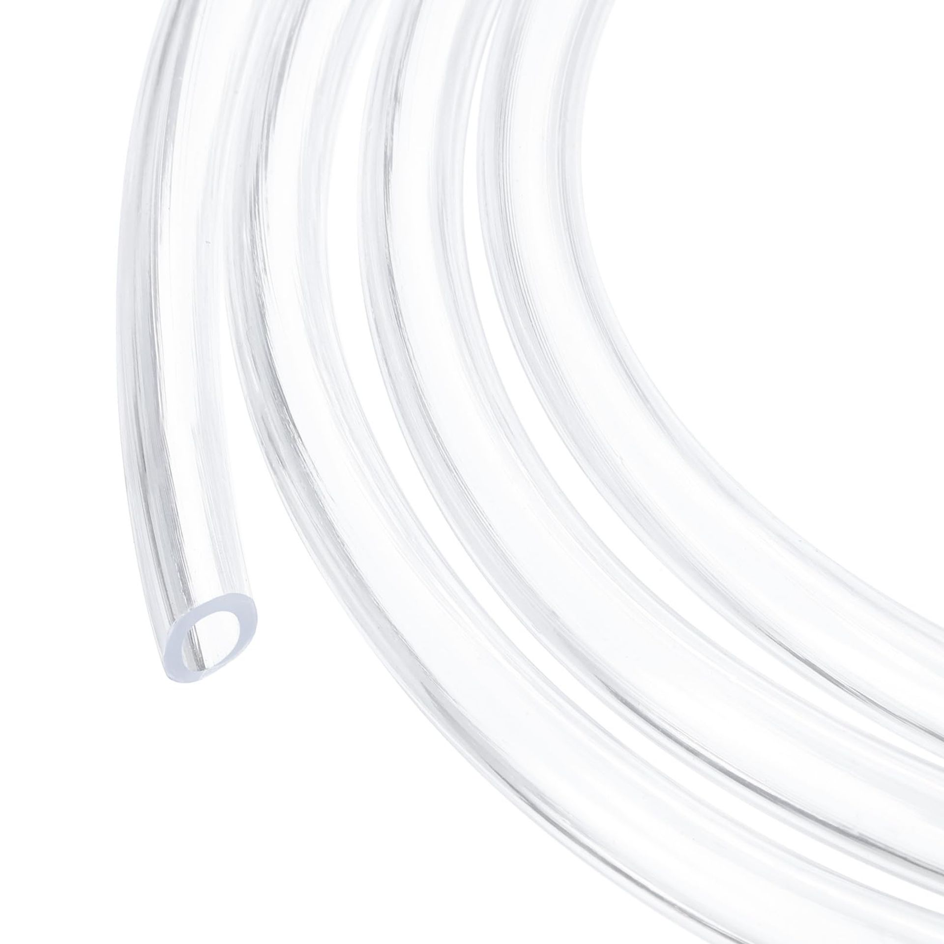 100ft Clear PVC Tubing 4.8mm x 7.9mm for Garden Irrigation & Aquariums
