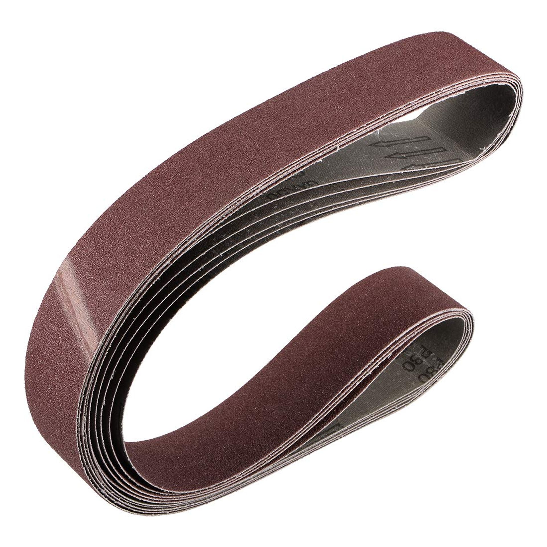 sourcing map 2 x 48 Inch Sanding Belt 80 Grit Sand Belts for Belt Sander 5pcs
