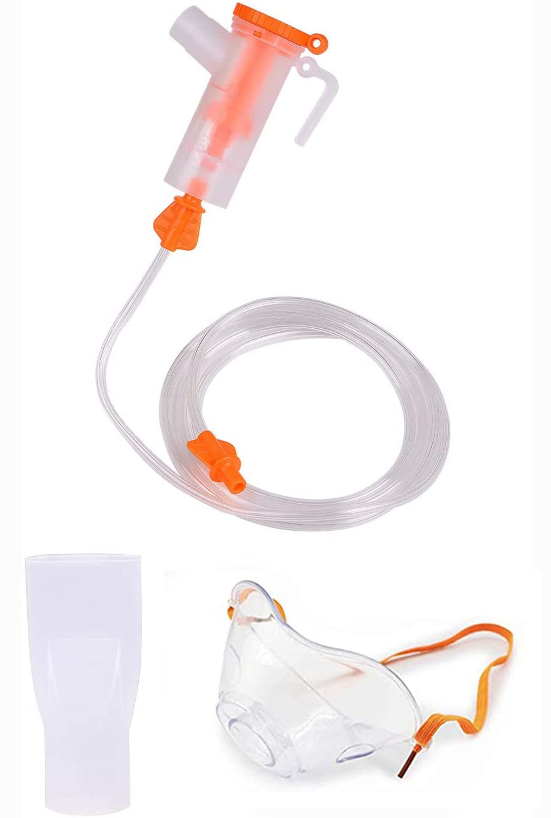 Universal Nebuliser Accessories Kit for Kids, Medical Grade PVP, Adjustable Mist, Easy Clean, 5 Piece Set