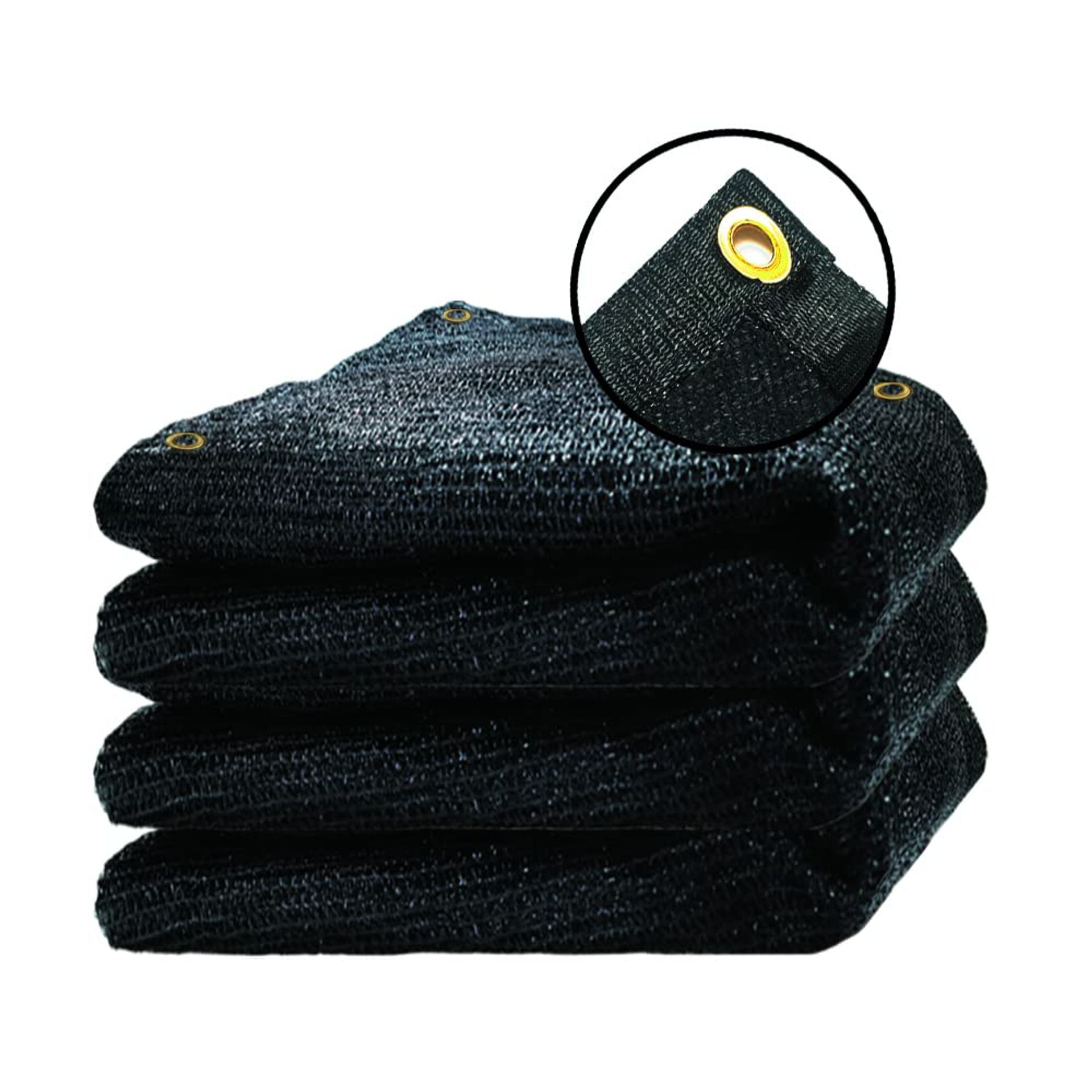 Garden Sun Shade Cloth 90% UV Protection Breathable Mesh for Plants, Patio & Greenhouse - Black 2.5x6M