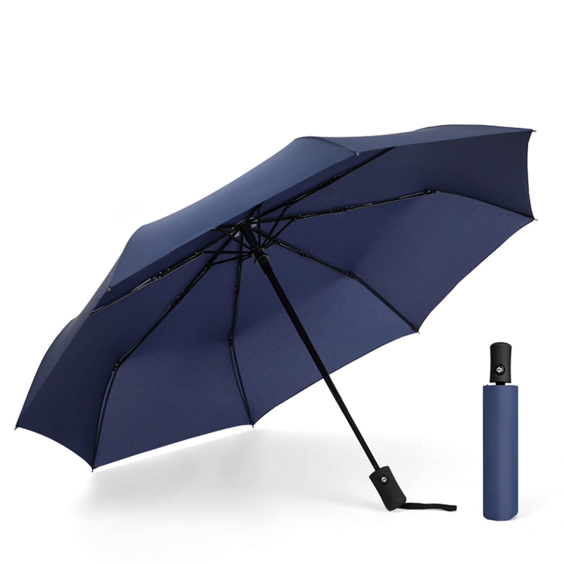 Compact Windproof Folding Travel Umbrella - Automatic & Lightweight for Men & Women