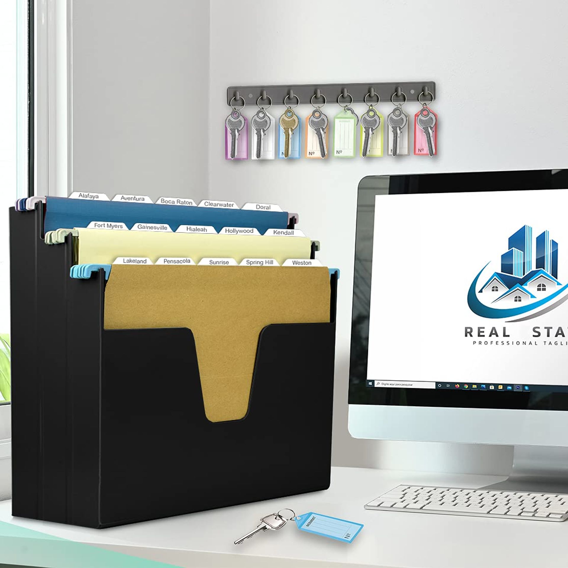 Cardboard Boxes Scotch Tape Desk File Organizer Acrimet Horizontal ...
