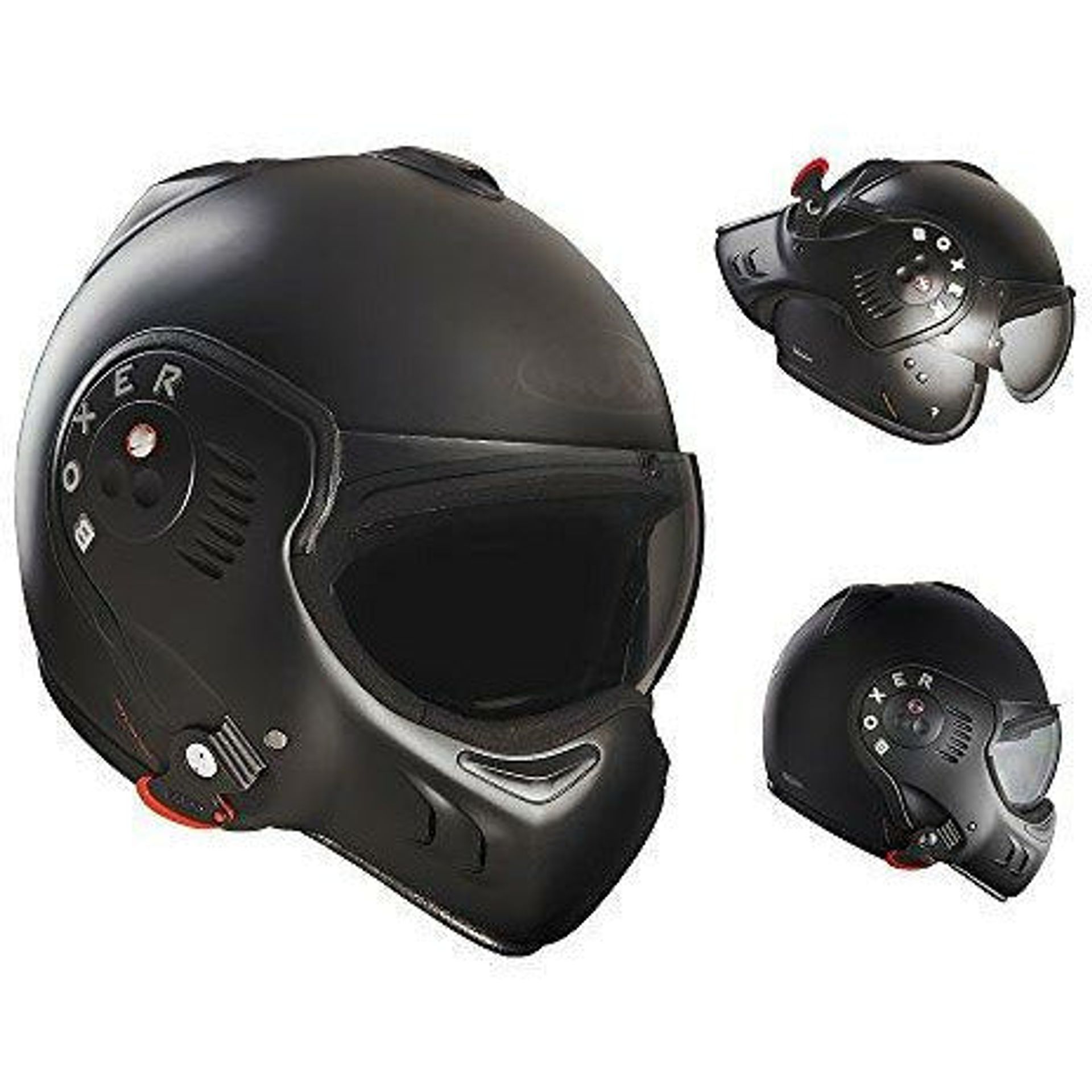 ROOF Helmet Boxer V8, Matt Black, Size S