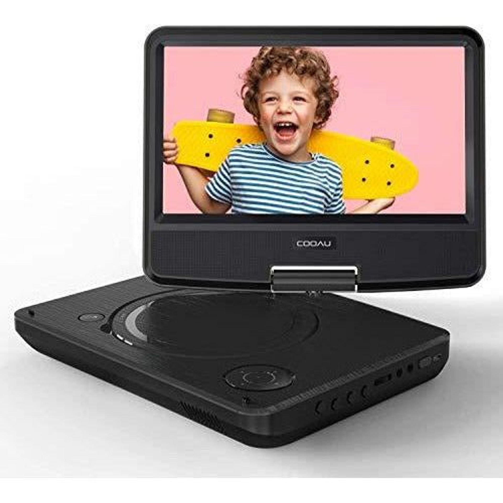 COOAU 11.5'' Portable DVD Player With 9.5'' HD Swivel Screen