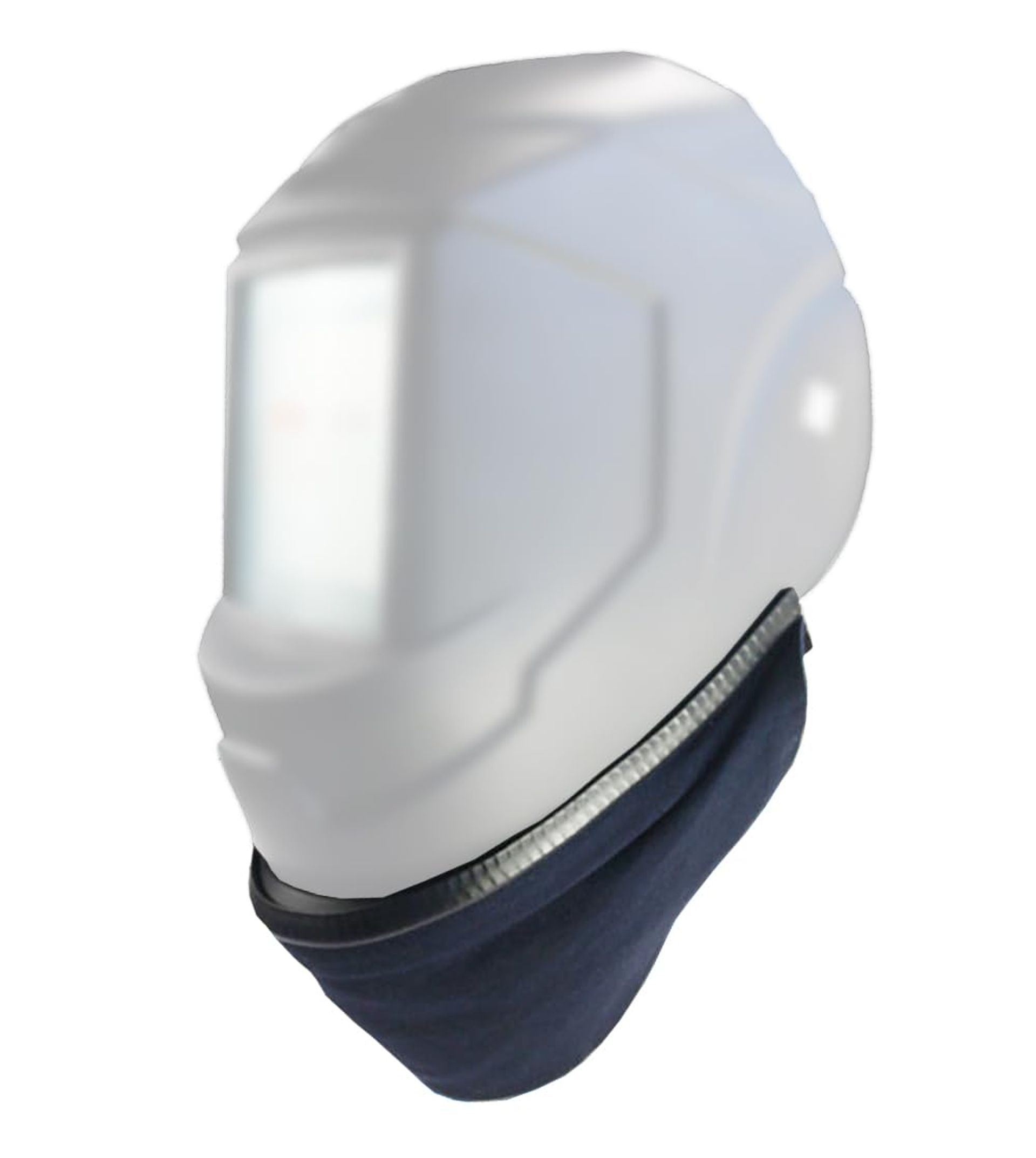 Welding Helmet Rear Extension Cover Flame Retardant Neck Protection Visor with Press-Fit Seal - Green