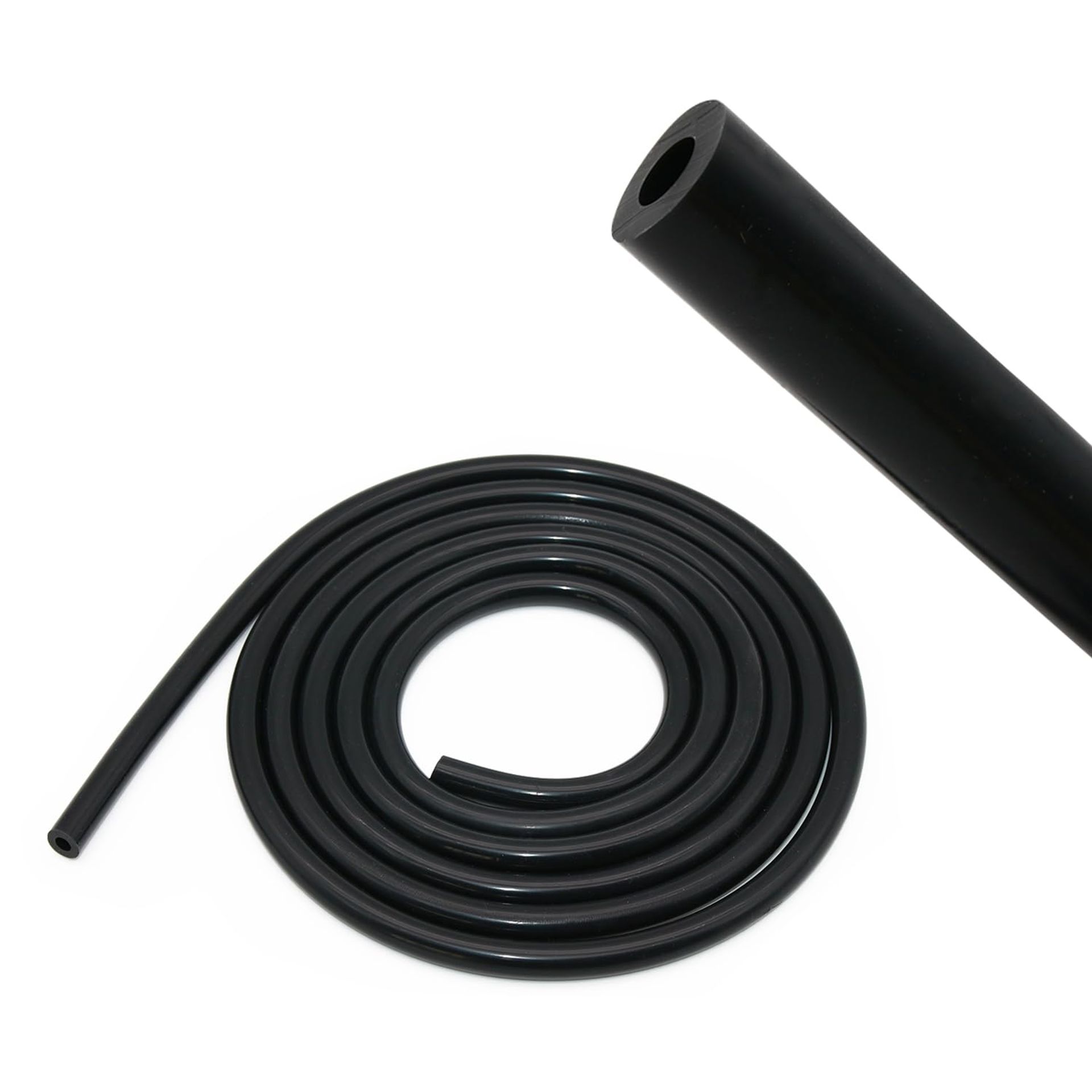 High Temp Silicone Hose for Turbo System Coolant and Water Cooling, 3m Length, 12mm Inner Diameter - Black 12mm
