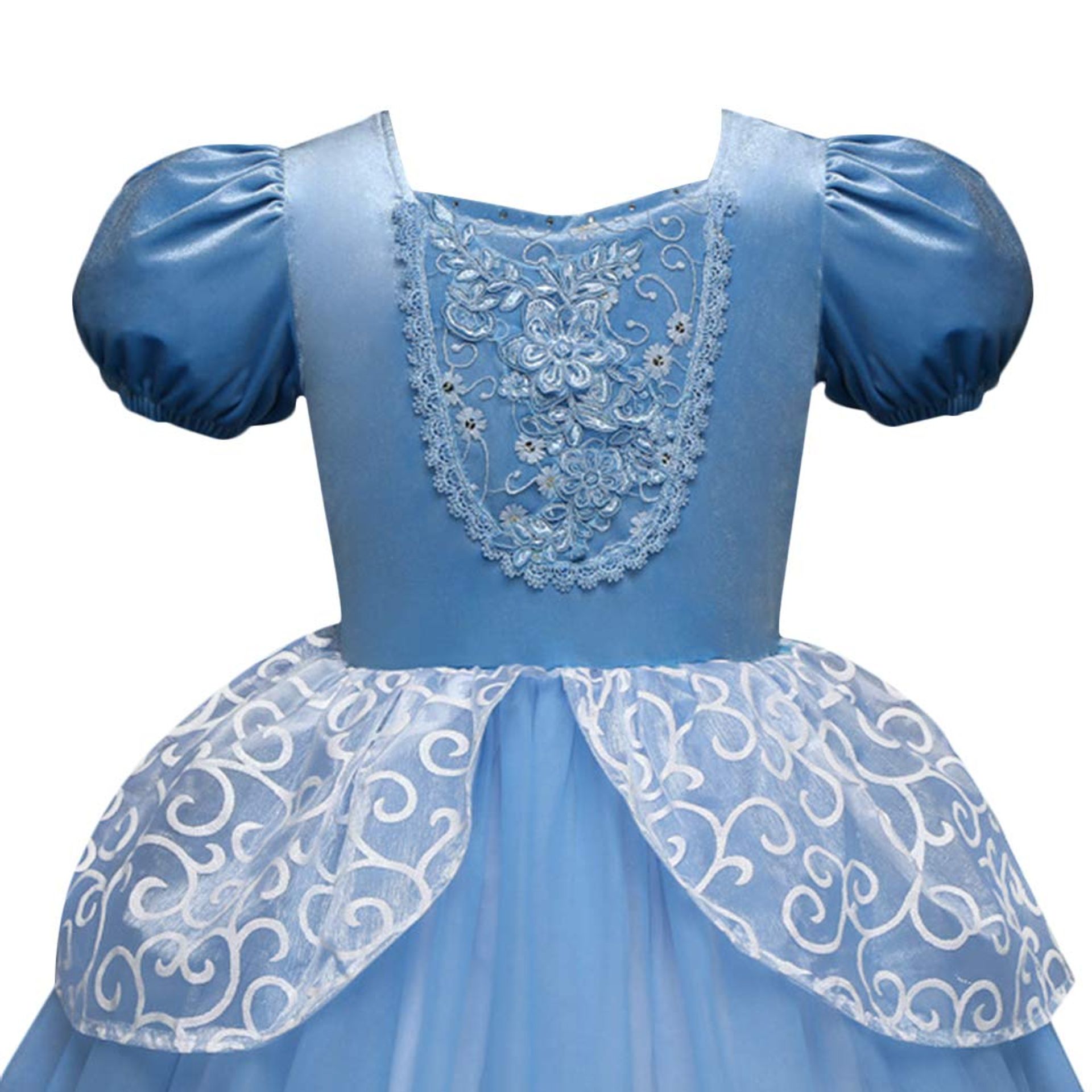 IBTOM CASTLE Kids Girls Princess Cinderella Sandy Maxi Fancy Dress Up Cos