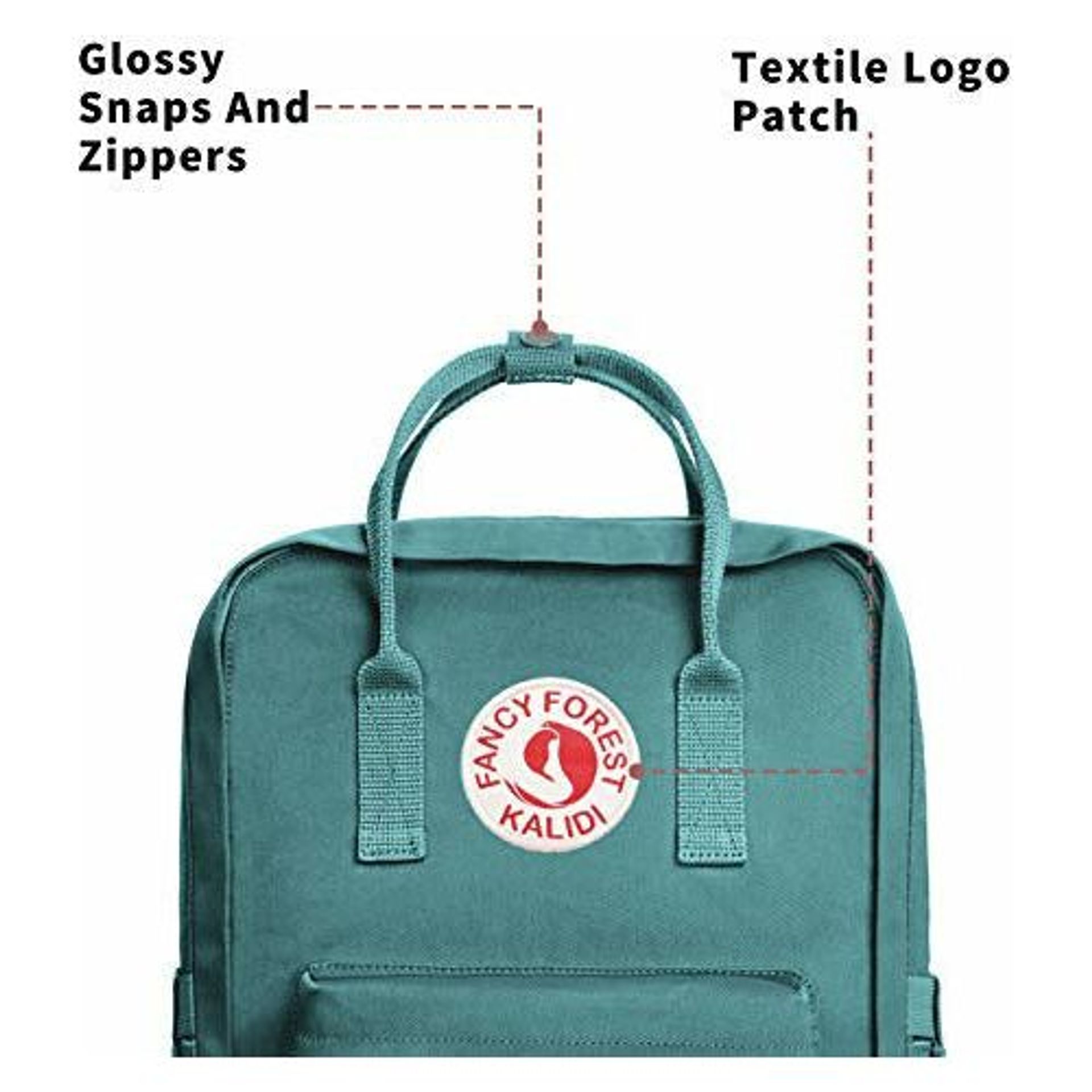 Sac à Dos Oxford 14 L – Pour Ordinateur 14 Pouces, École, Randonnée | Multi-poches, Anti-déchirure, Léger | Idéal Voyage - 4