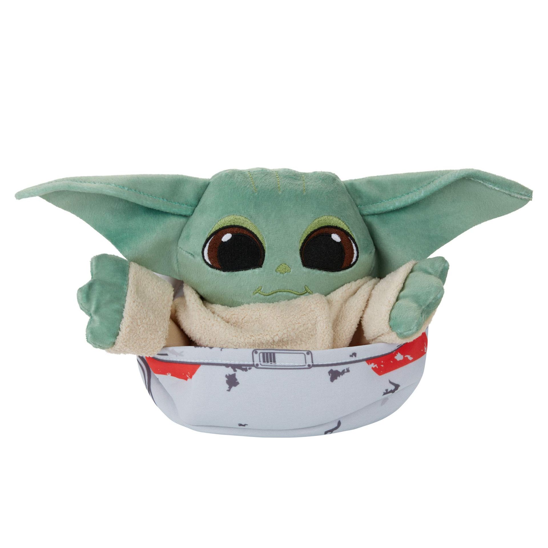 Star Wars The Child Grogu Plush Toy - 3-in-1 Hover-Pram Cuddle Buddy for Kids Age 4+