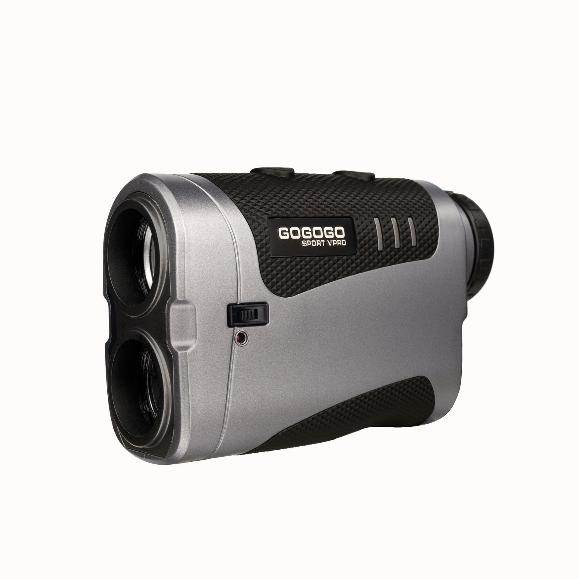 Golf Rangefinder with Slope Switch 1500yd 7X Magnification OLED Display Magnetic Mount ±0.3yd Accuracy - Titanium Grey GS33C