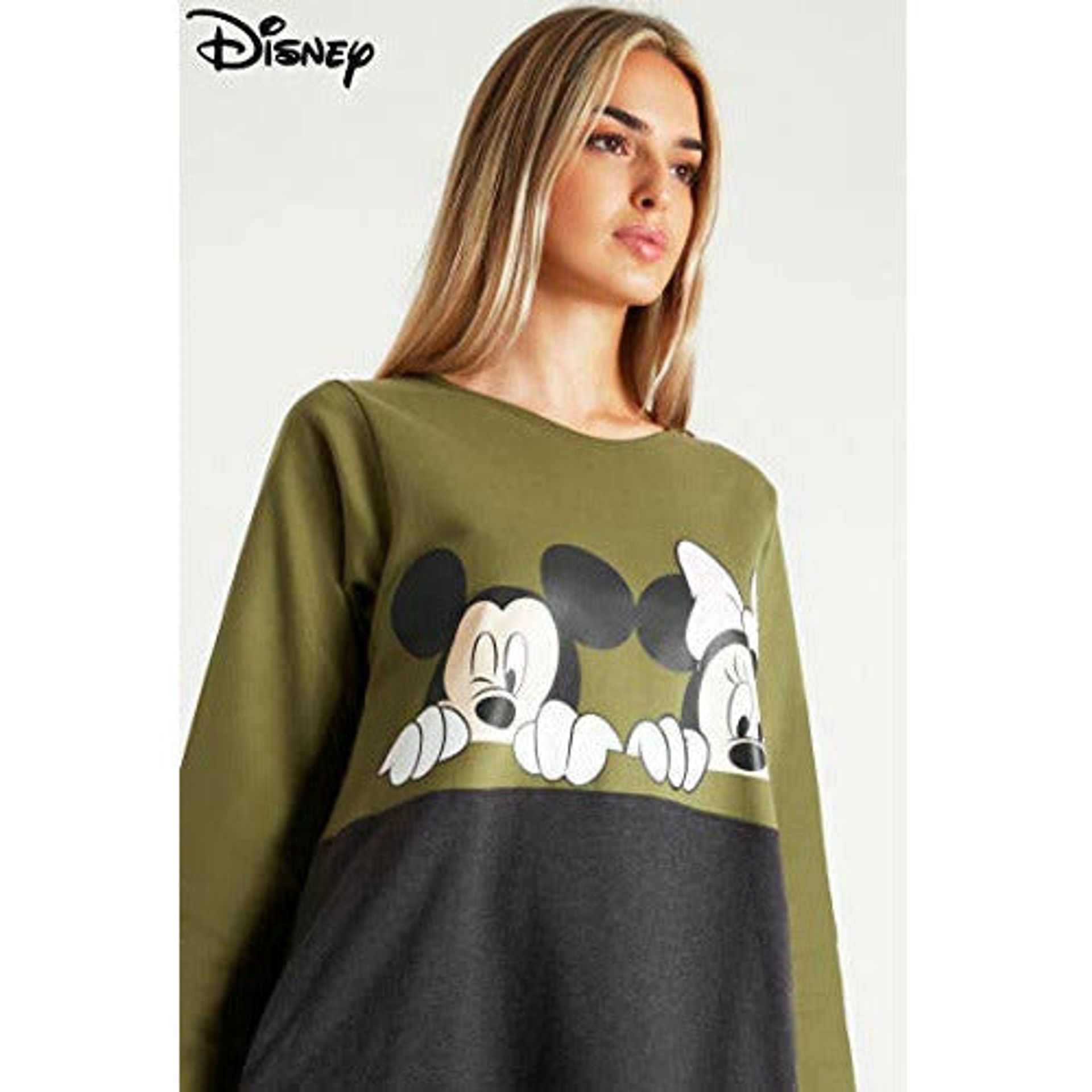 Disney Dresses For Women, Long Sleeve Jumper Dress With Minnie And Mickey