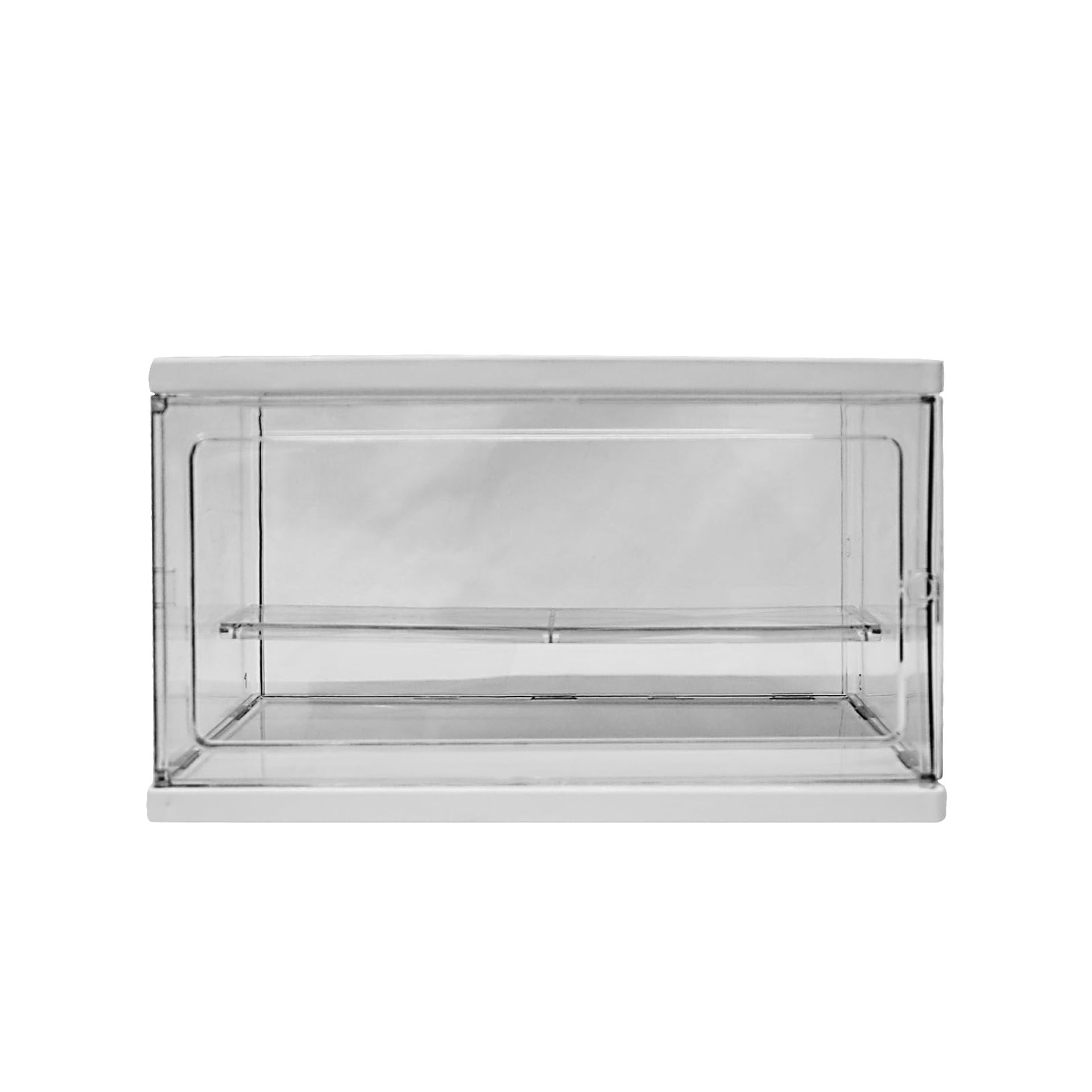 Clear Acrylic Display Box - Dustproof Showcase for Collectibles & Miniatures, Easy Access, Elegant Design