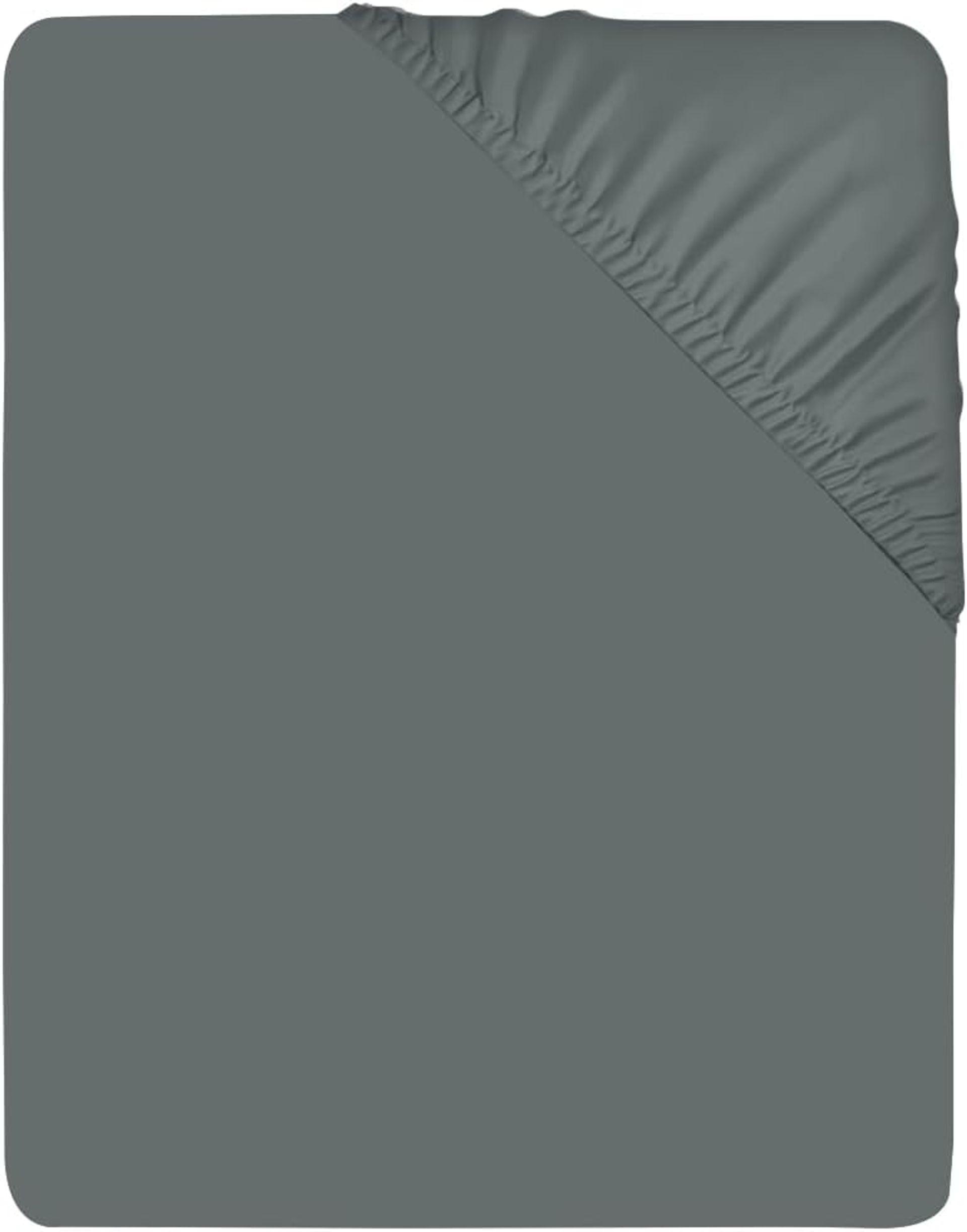 West Midlands King Charcoal Fitted Sheet - Soft Microfibre, Extra Deep Pockets, Fade Resistant