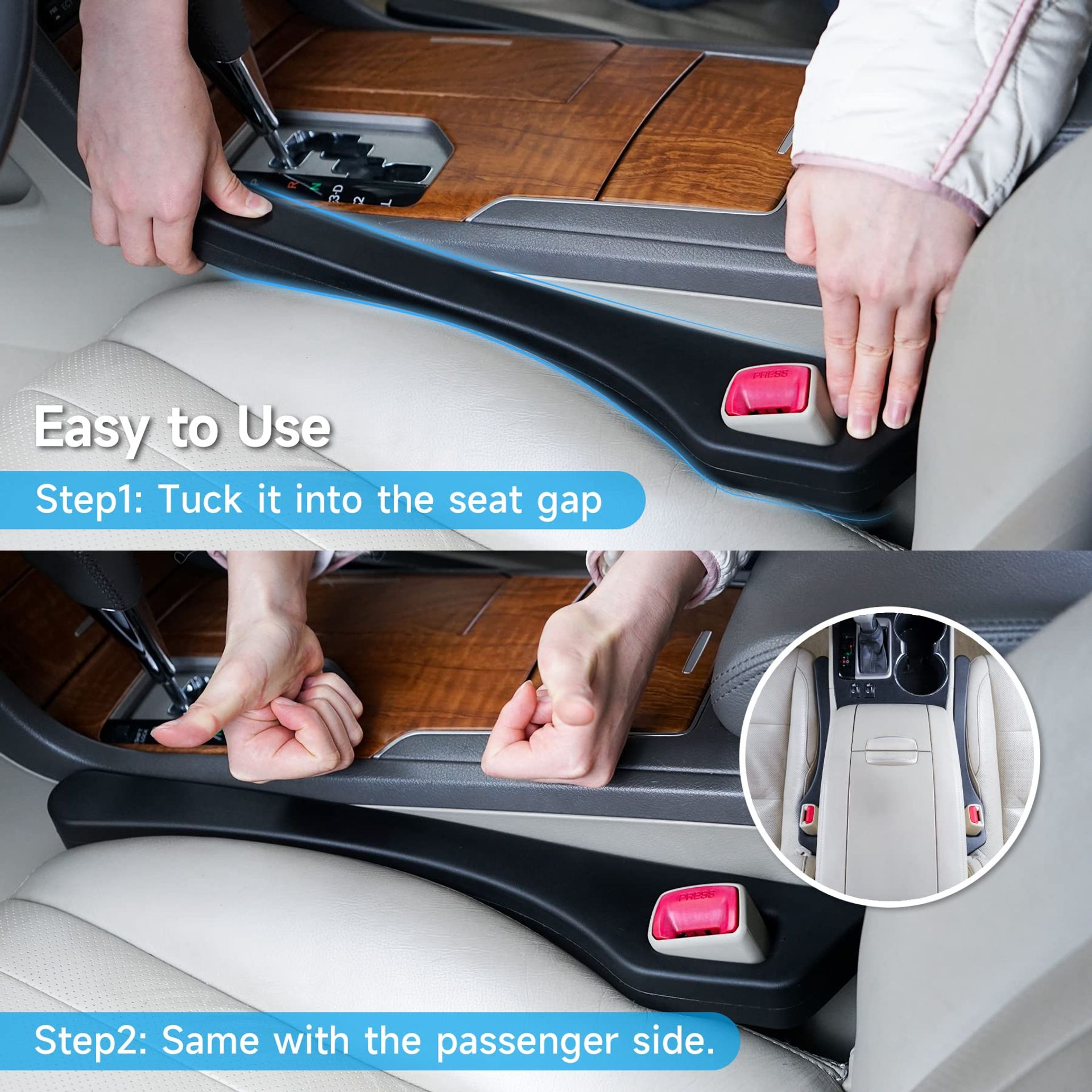 Car Seat Gap Filler - 1 Pair - FREE SHIPPING 🎁 - Carmacity