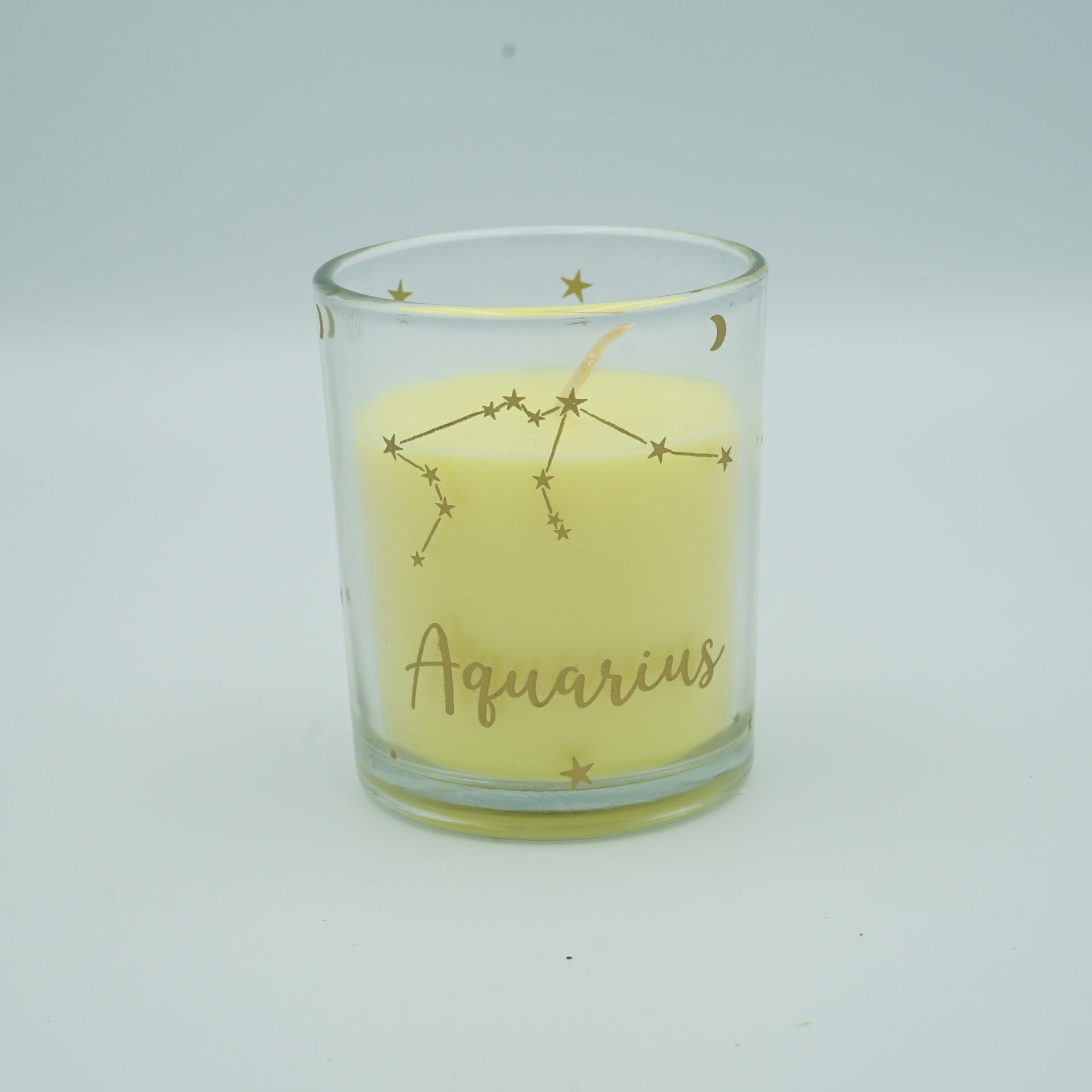 1 x Gisela Graham Aquarius Mini Scented Boxed Candle Pot Eucalyptus