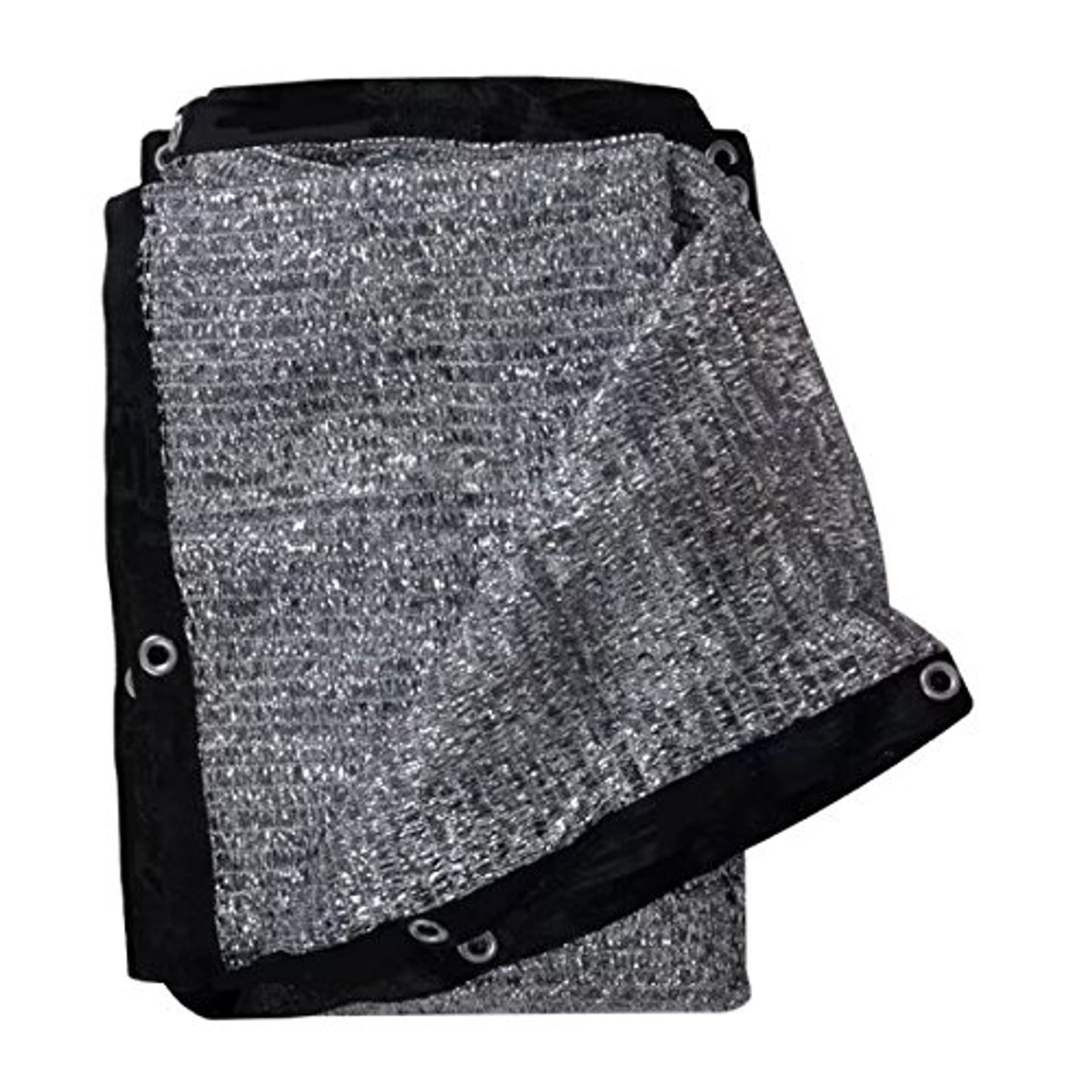 Aluminet Shade Cloth Fabric UV Protection Sun Reflective Mesh for Garden, Pets & Outdoor Use - Silver 10ft x 12ft