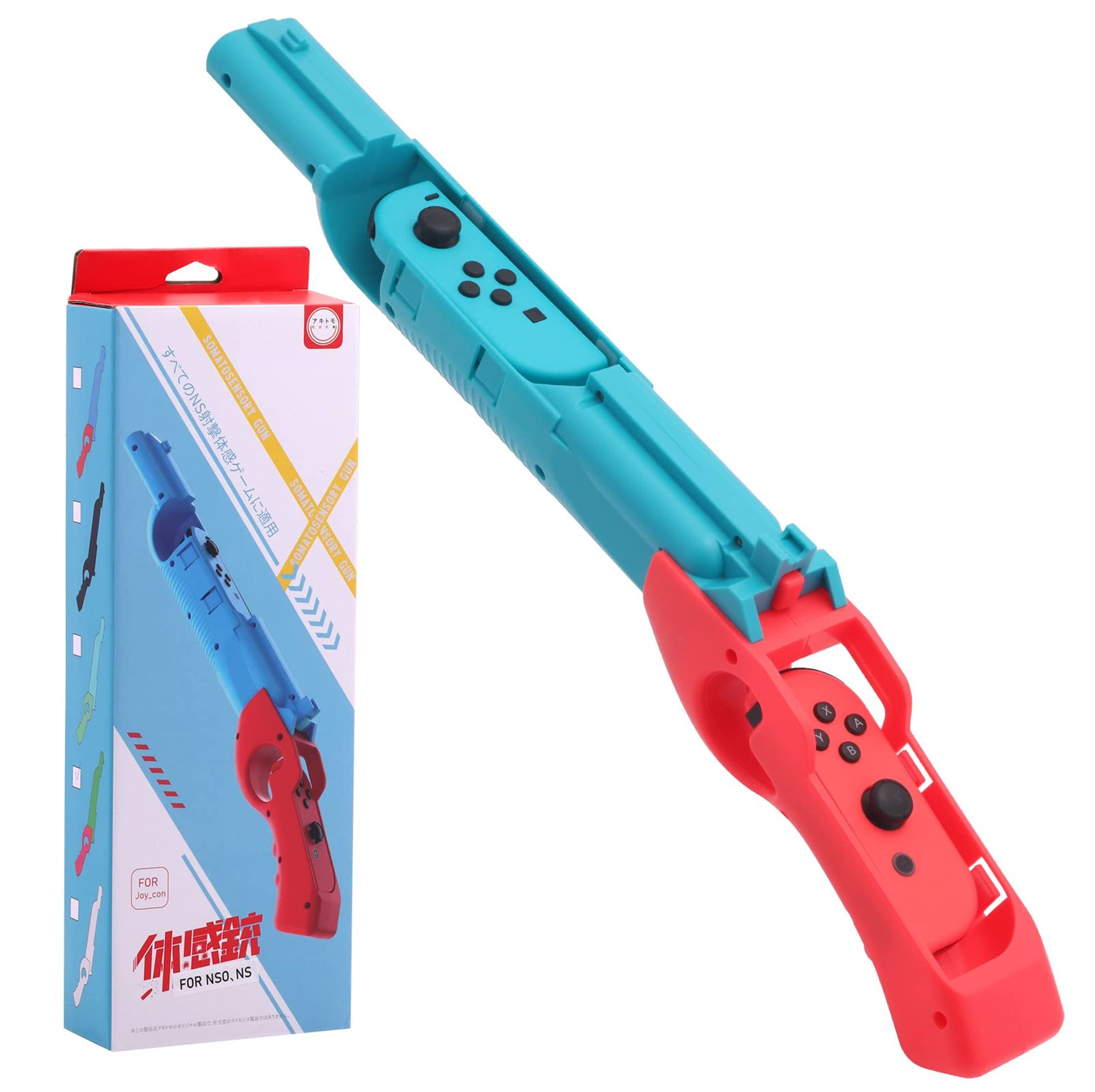 Game Controller Compatible with Nintendo Switch Shooting Games Accessory - RedBlue