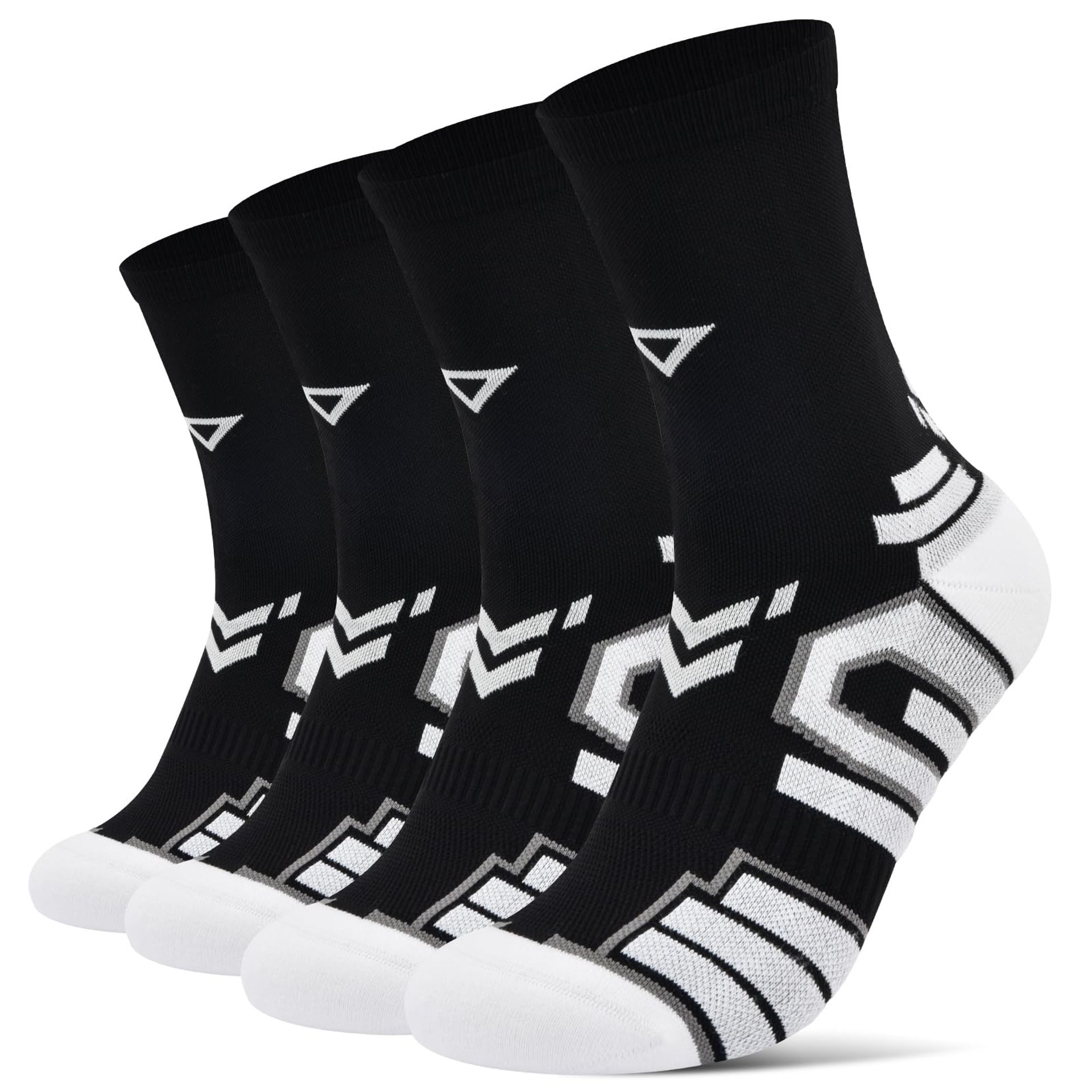 Home Holic Compression Socks for Running - Breathable, Cushioned & Comfortable (2 Pairs)