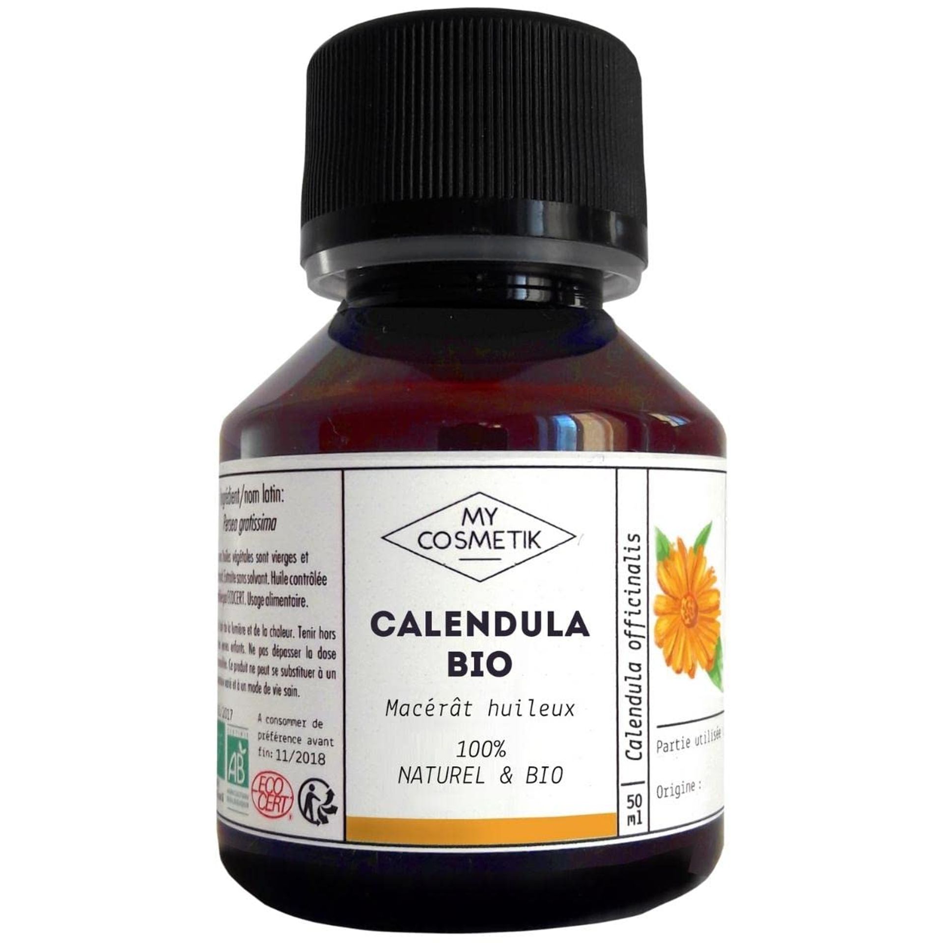 Oily Macerate of Calendula Organic - MyCosmetik - 50 ml