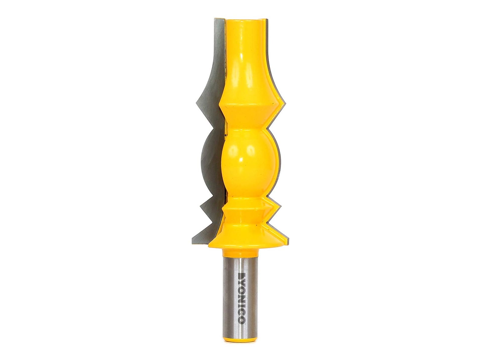 Crown Moulding Router Bit Reversible Double Concave Cutting Height 3-3/16 Inch for Elegant Trim Design - Silver 1/2 Inch