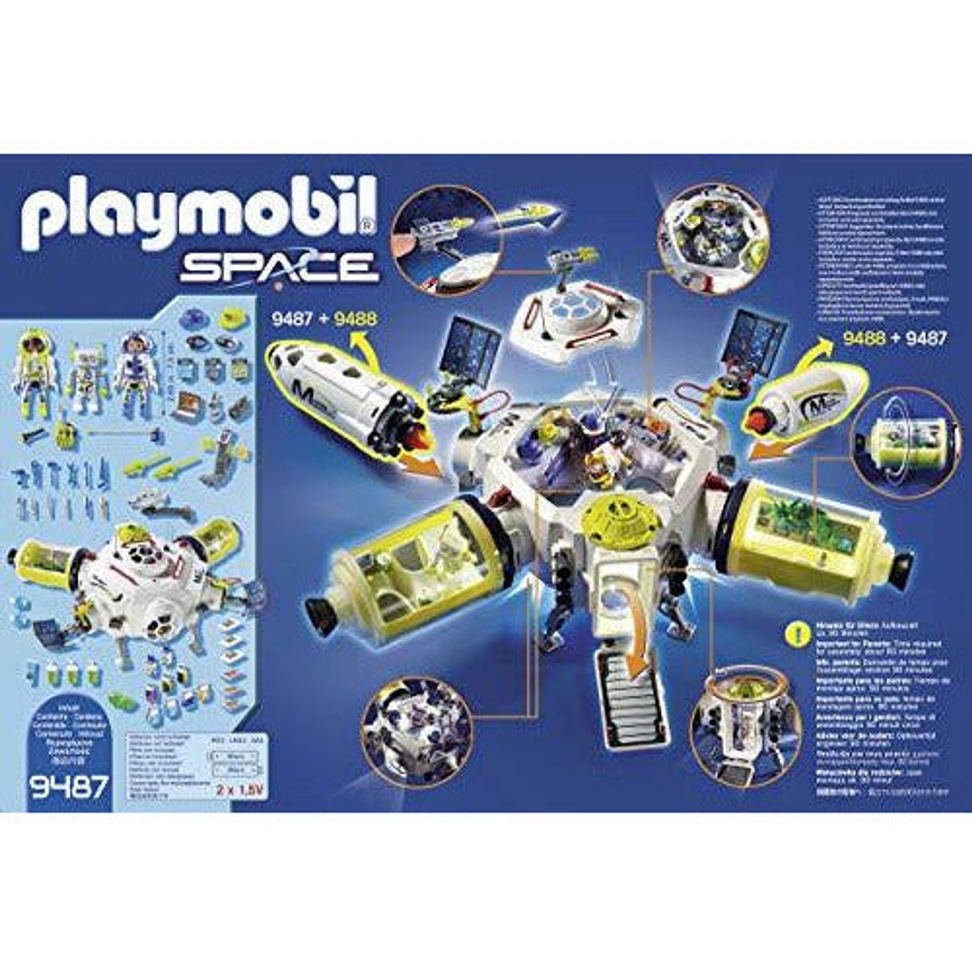 PLAYMOBIL Space 9487 Mars Space Station, For Children Ages 6 +