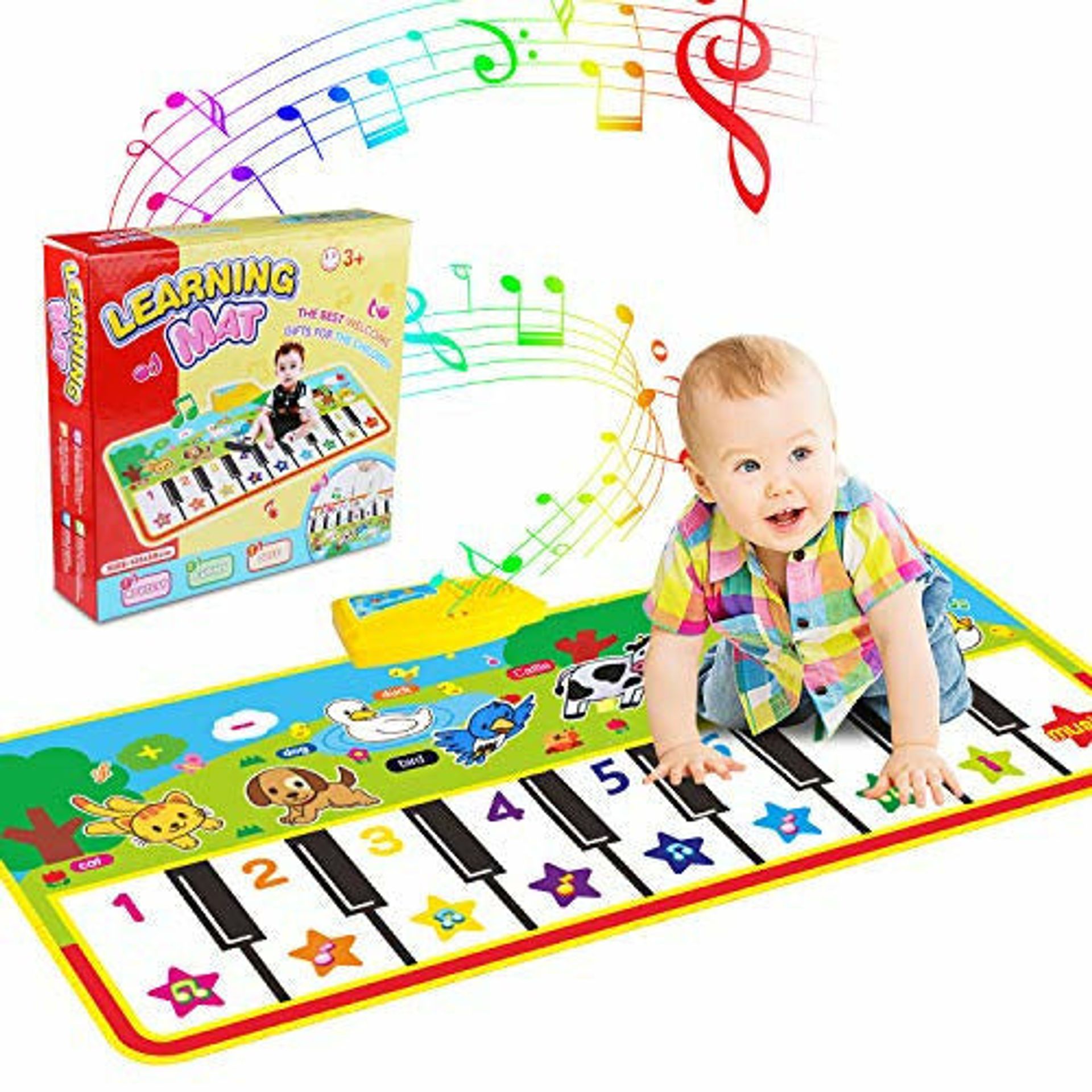 Innedu Pianomat, muziekmat voor kinderen, sterrenhemel, muziek, dansmat