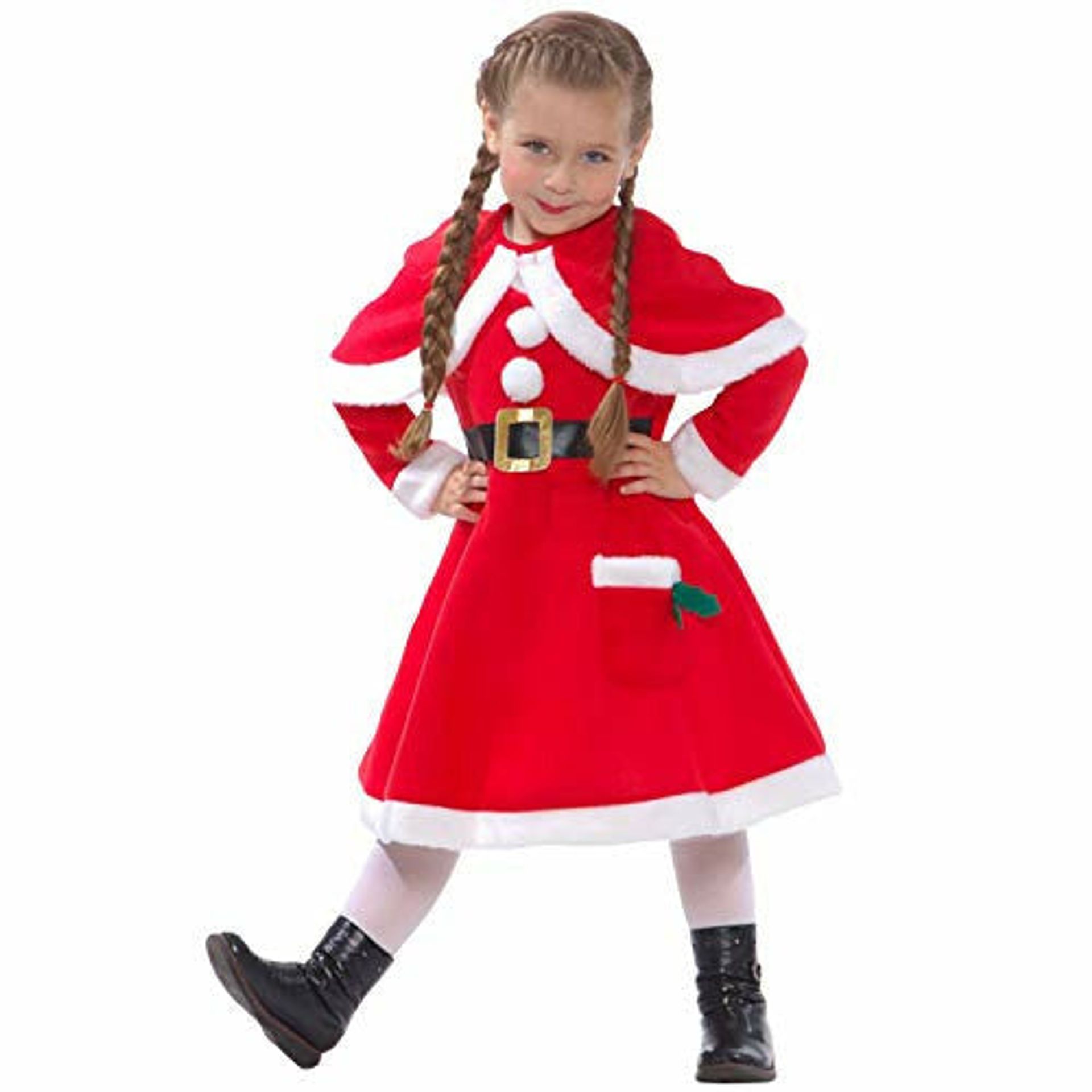 Morph Costumes Little Miss Santa Costume Kids Girls Santa Dress Christmas
