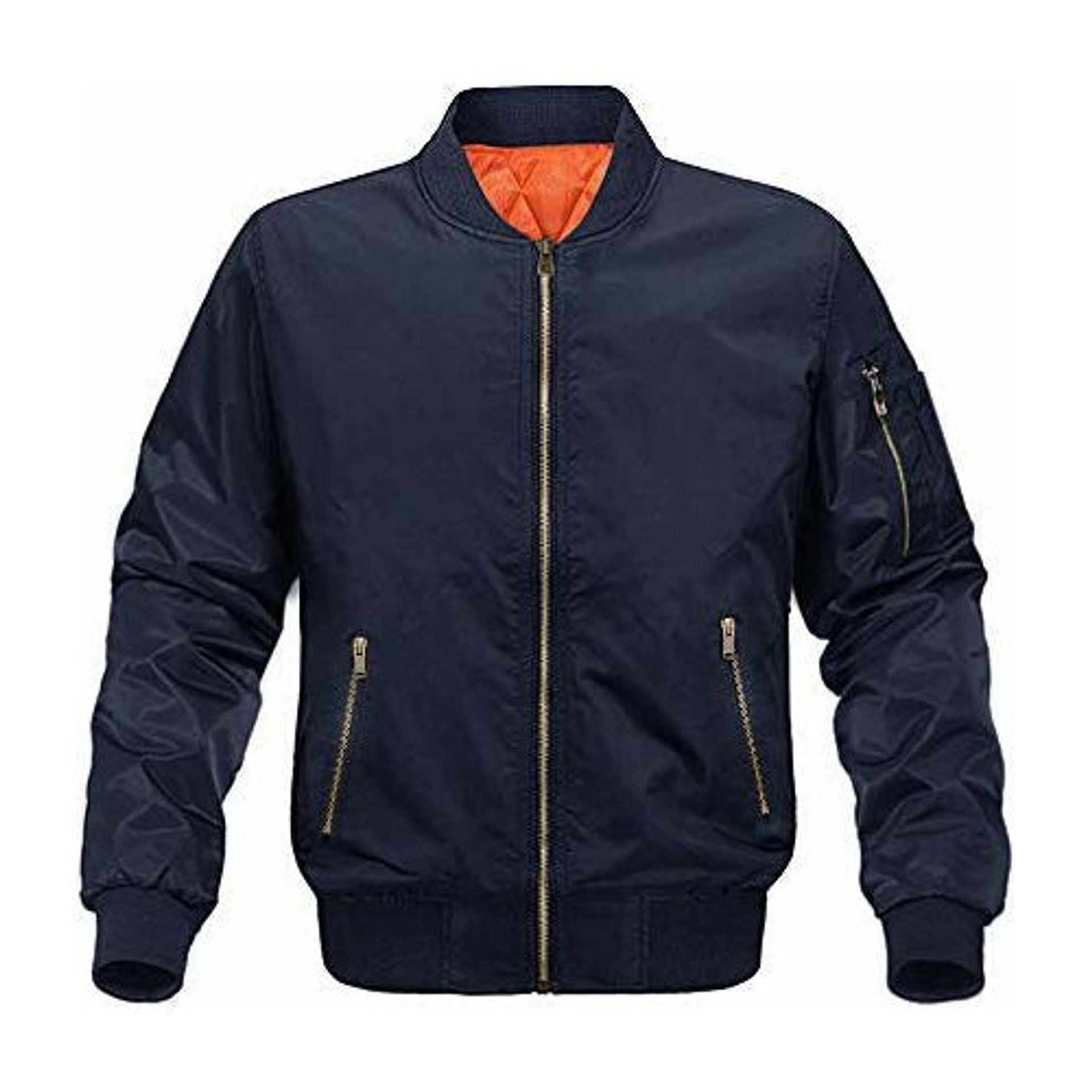 KEFITEVD Bomberjas voor heren, winter, warm, gewatteerde, gevoerde, casual jassen, winddicht, militaire vliegersjassen met 4 zakken, Zwart, M