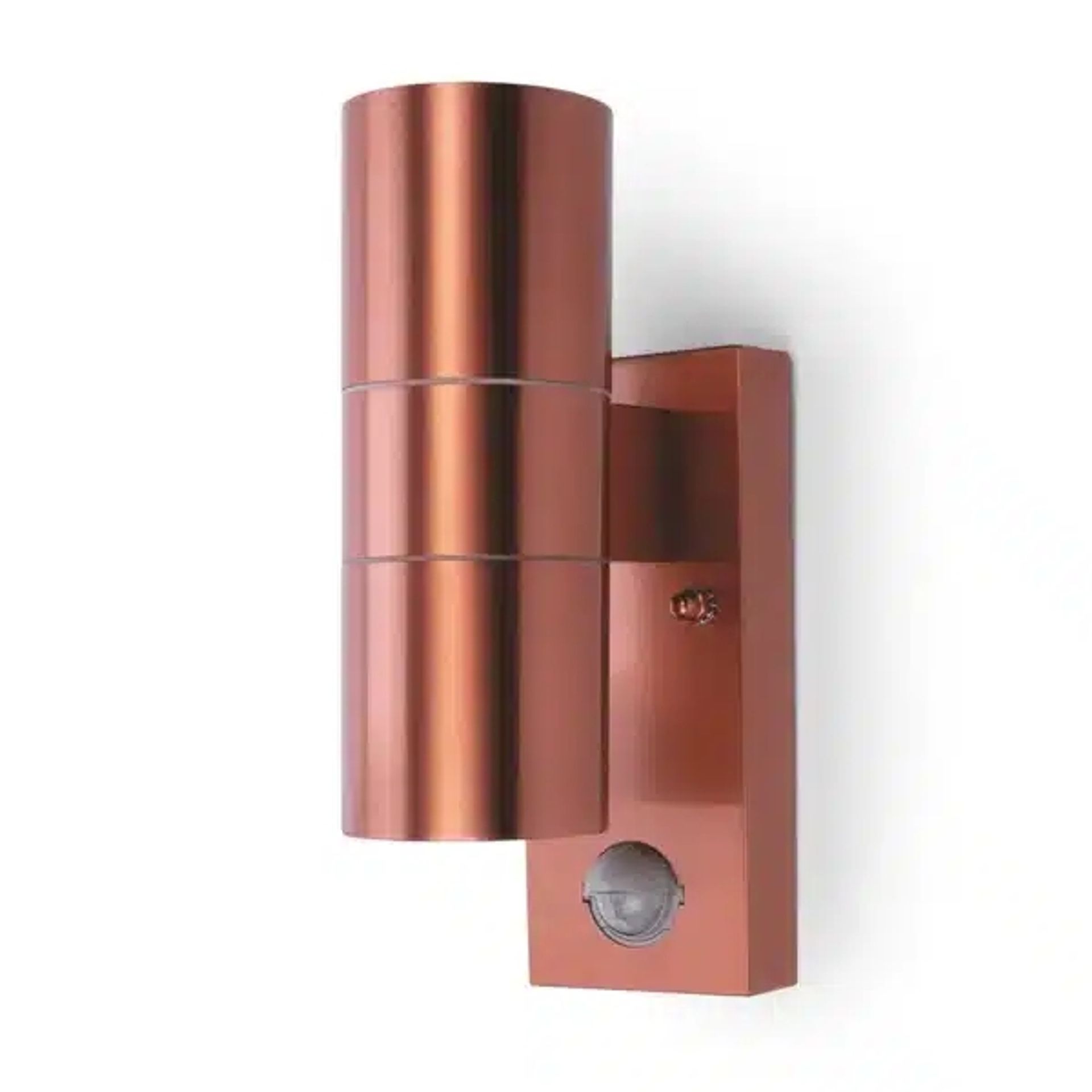 Coral UP/DOWN Wall Light  - COPPER c/w PIR