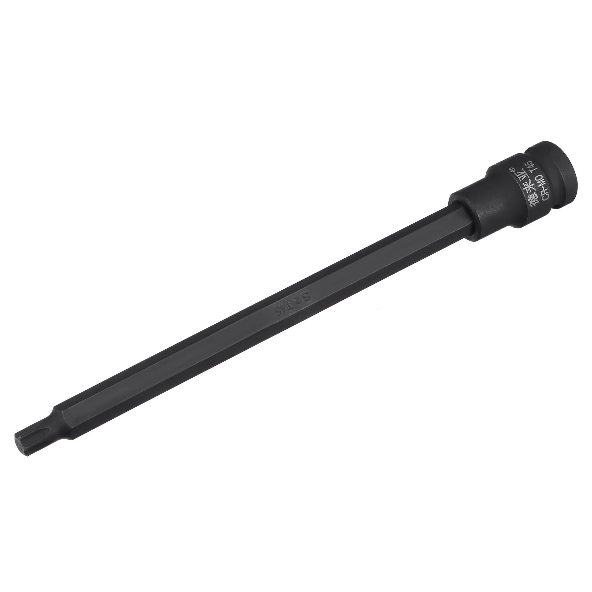 1/2" Drive x T45 Torx Bit Socket, 8" Length, S2 Steel, Cr-Mo Sockets - Perfect for DIY Enthusiasts
