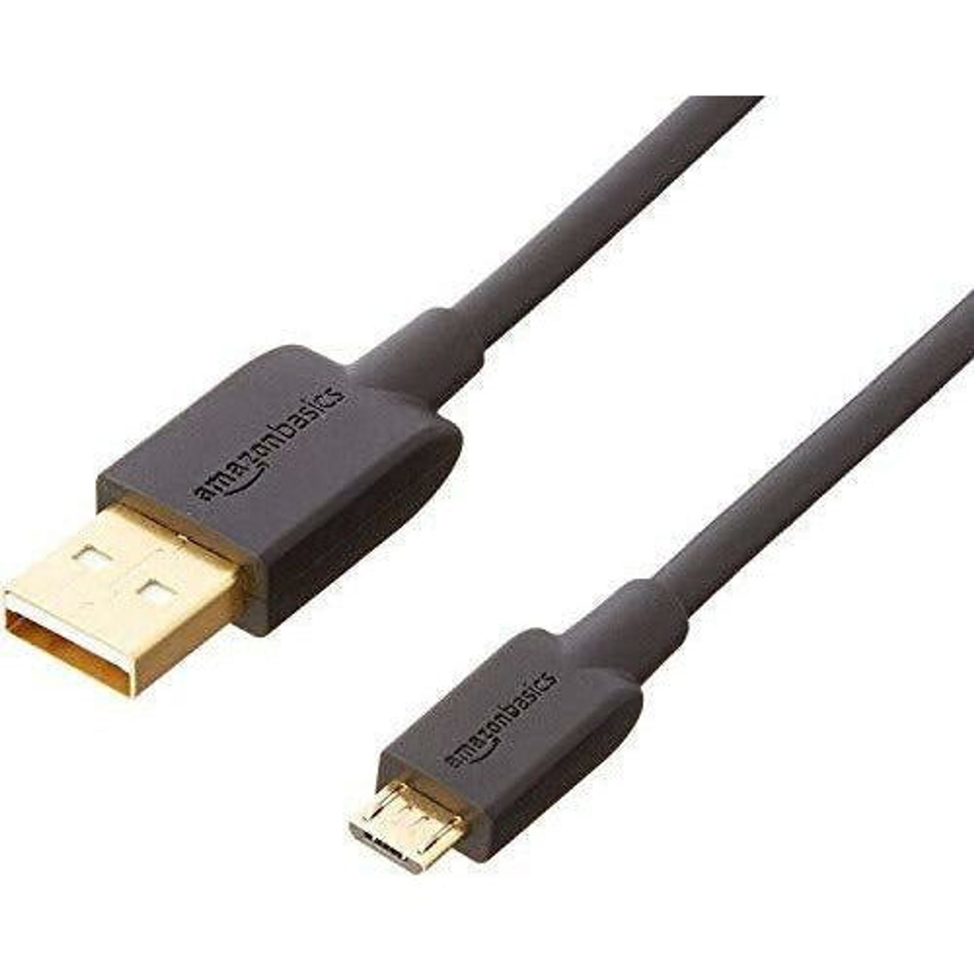 AmazonBasics USB 2.0 A-Male To Micro B Cable, 10 Feet, Black