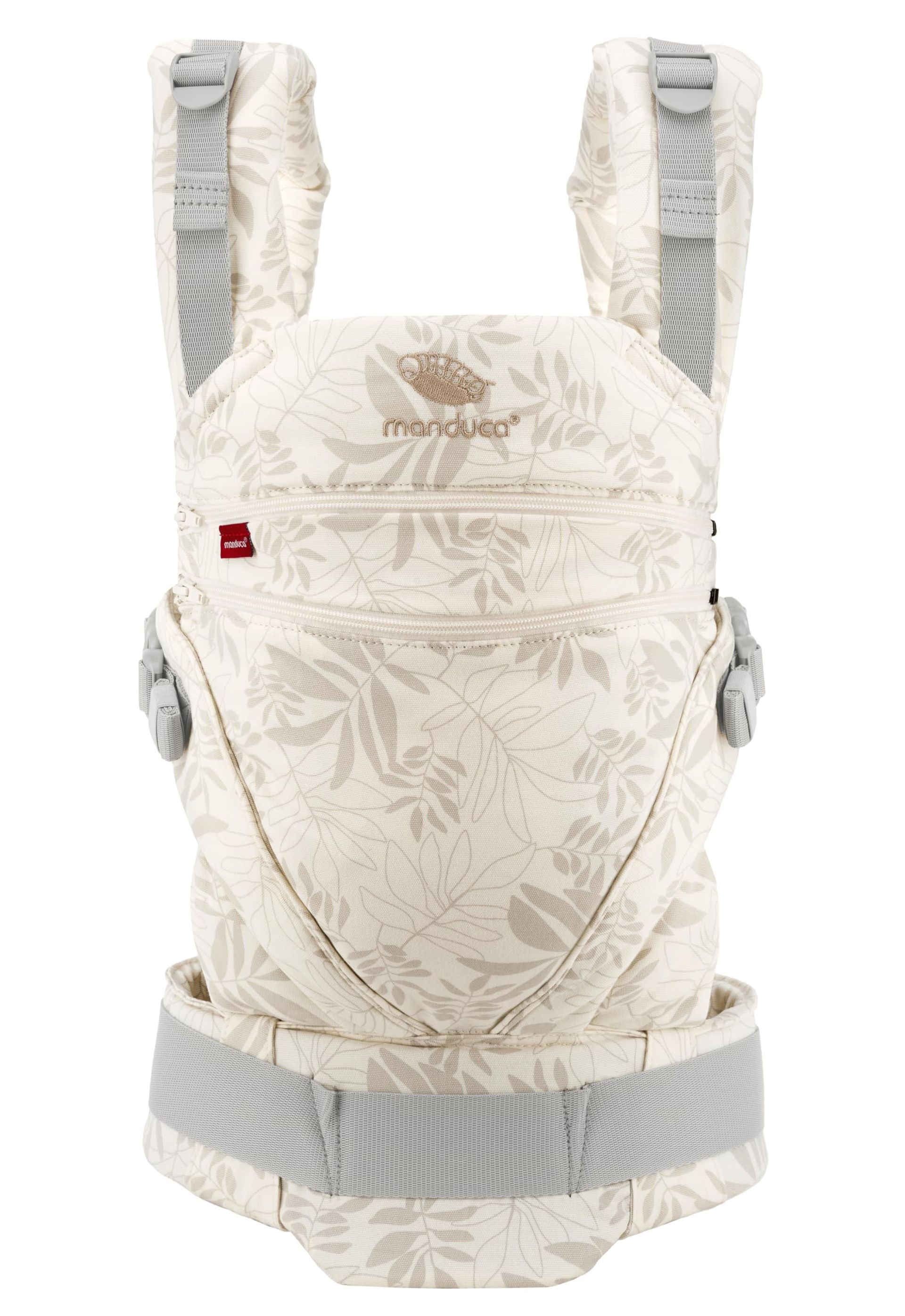 Baby Carrier Adjustable Seat 3 Carrying Positions Organic Cotton From Birth to Toddler - Botanic Vanilla Limited Edition