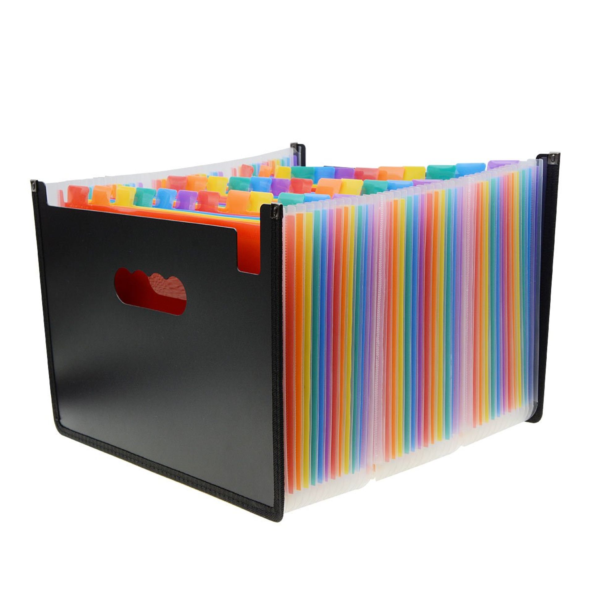 Uotyle A4 Expanding File Folder Organiser with 36 Rainbow Pockets - Tidy Desk Solution