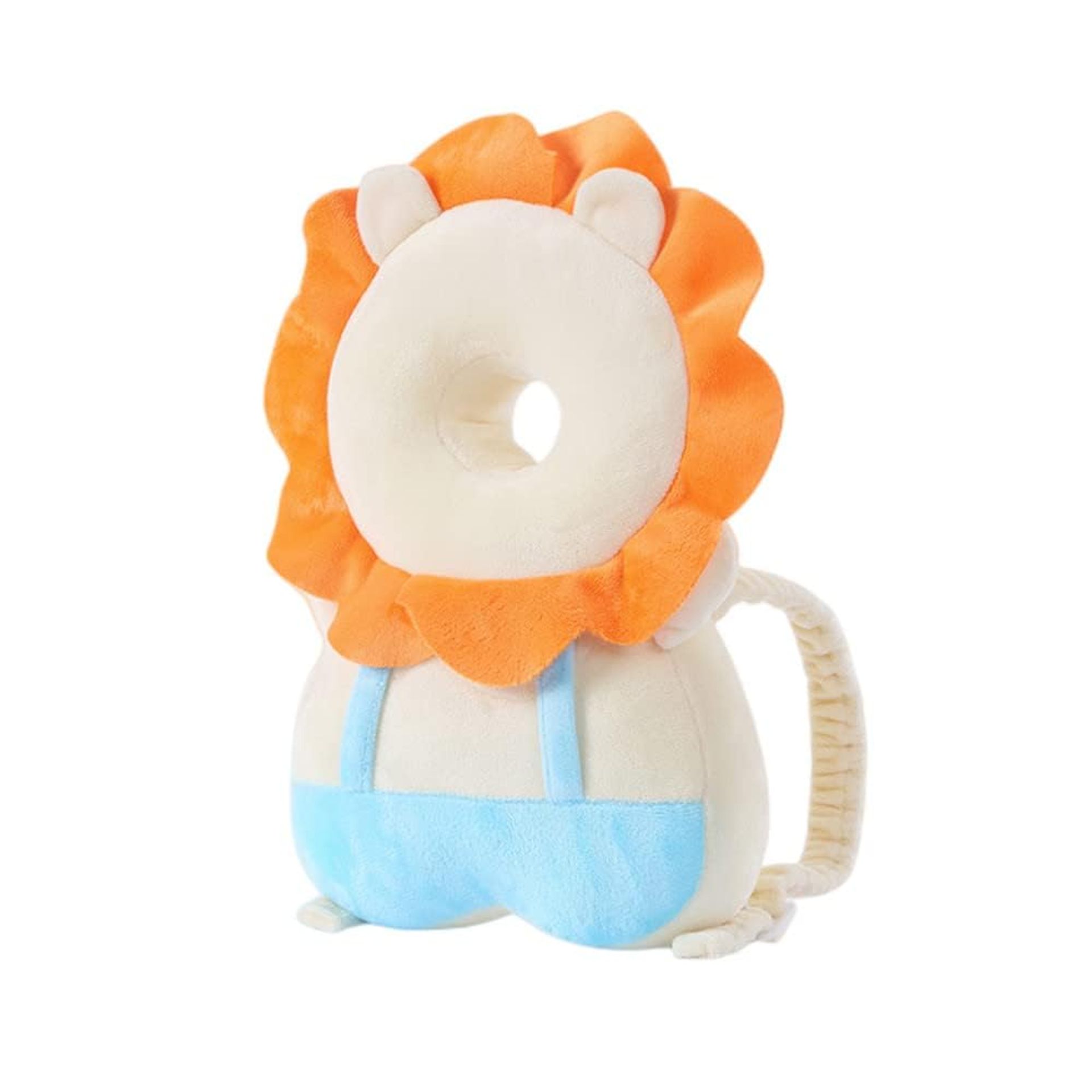 XZJMY Baby Head Protector Backpack,Toddler Protection Cushion,Adjustable Safety Protection Cushion,Gift for Child Walker Headrest (Orange-Tiger)