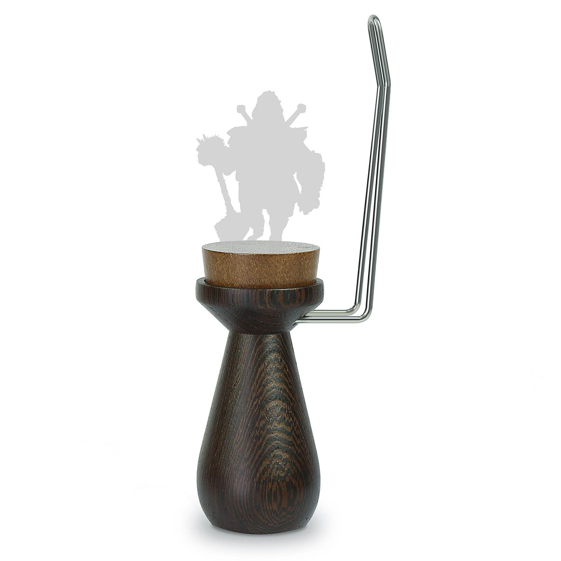 Model Painting Handle Wooden Holder with Magnetic Base for Miniatures & Figures - High Wenge WH02
