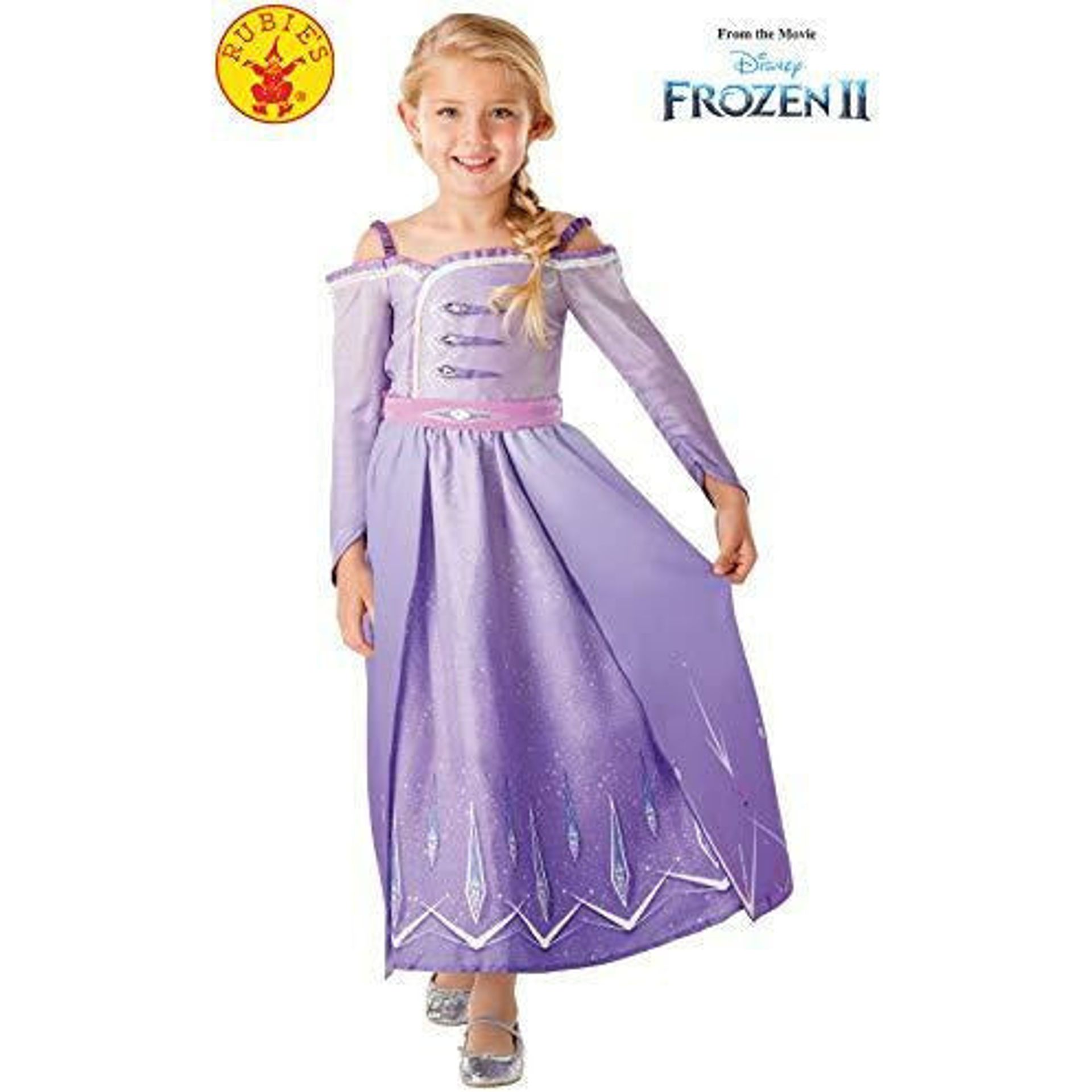 Rubie's Official Disney Frozen 2, Elsa Deluxe Dress, Childs Costume