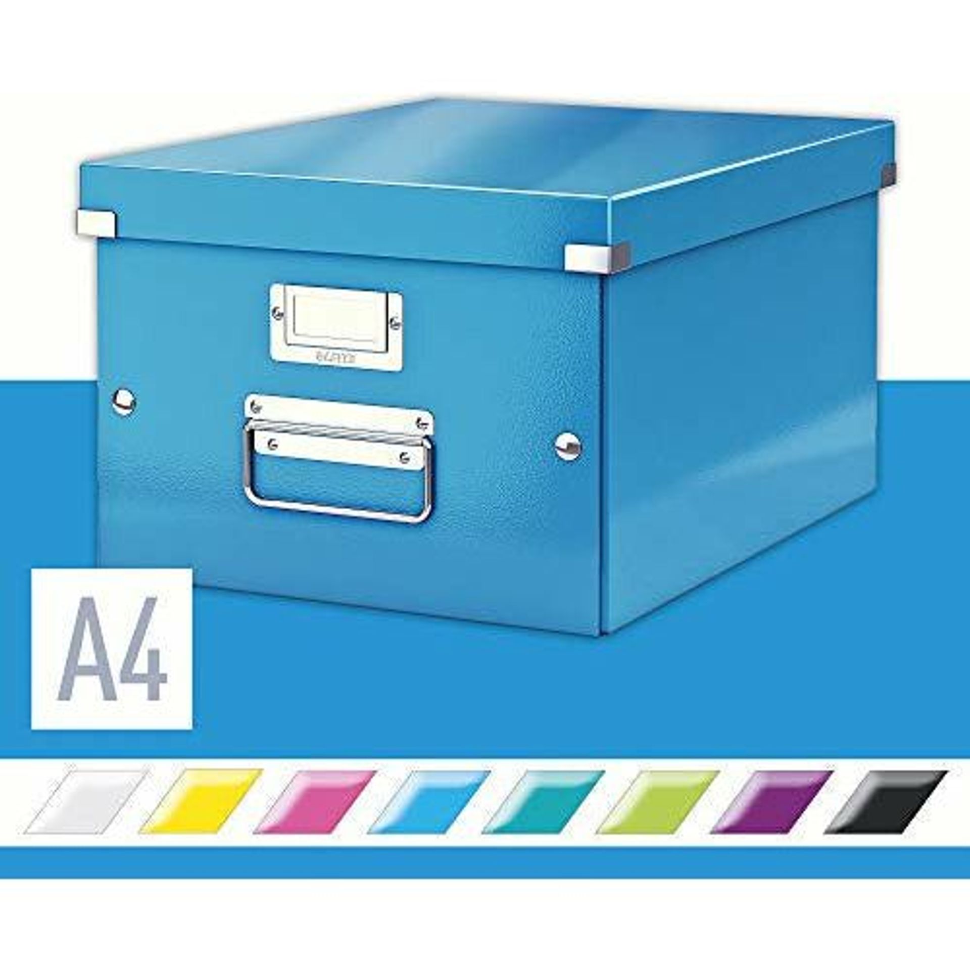 Leitz A4 Storage Box, Click And Store Range 60440036, Medium, Blue