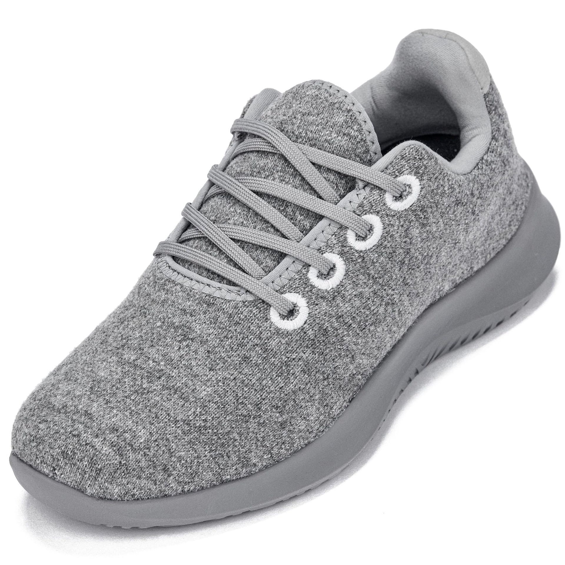 CALTO Gray Knit Elevator Shoes | Men’s Size 8.5 | Height Increase Sneakers CALTO Men main image 2