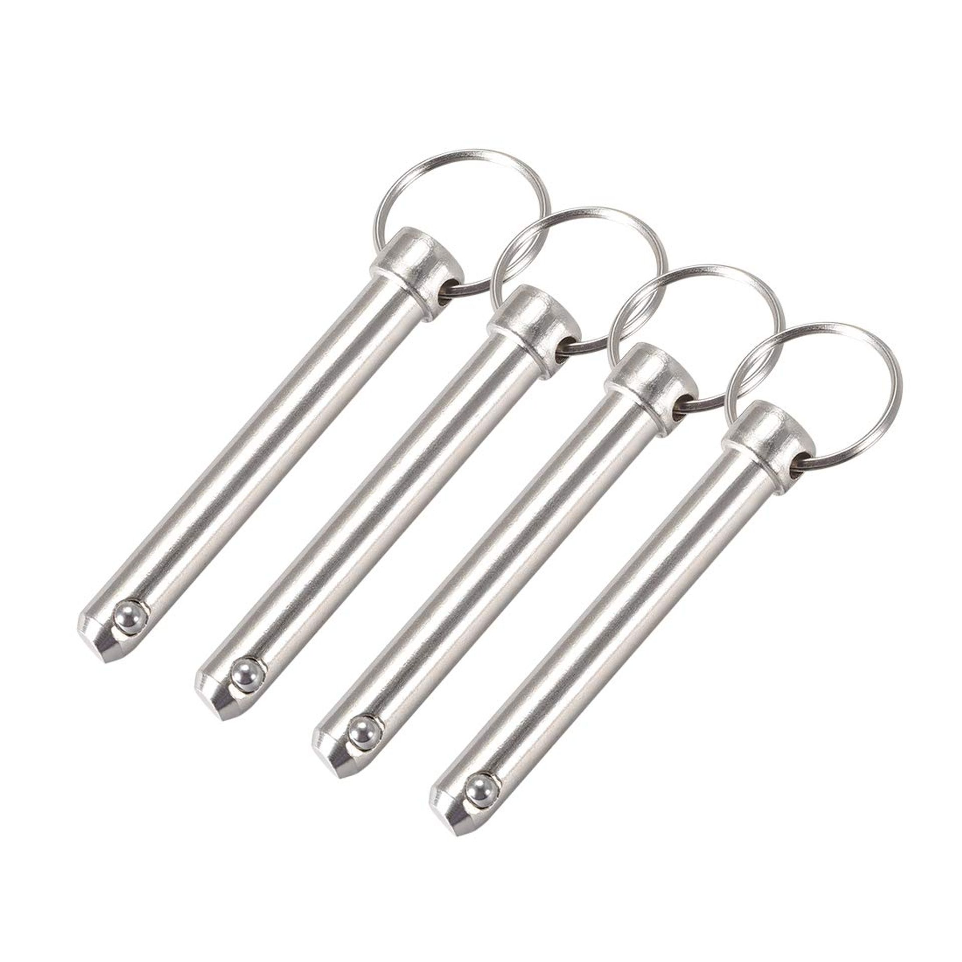 Durable 10mm Quick Release Pin Set for Marine Use - 4 Pcs, Anti-Corrosion