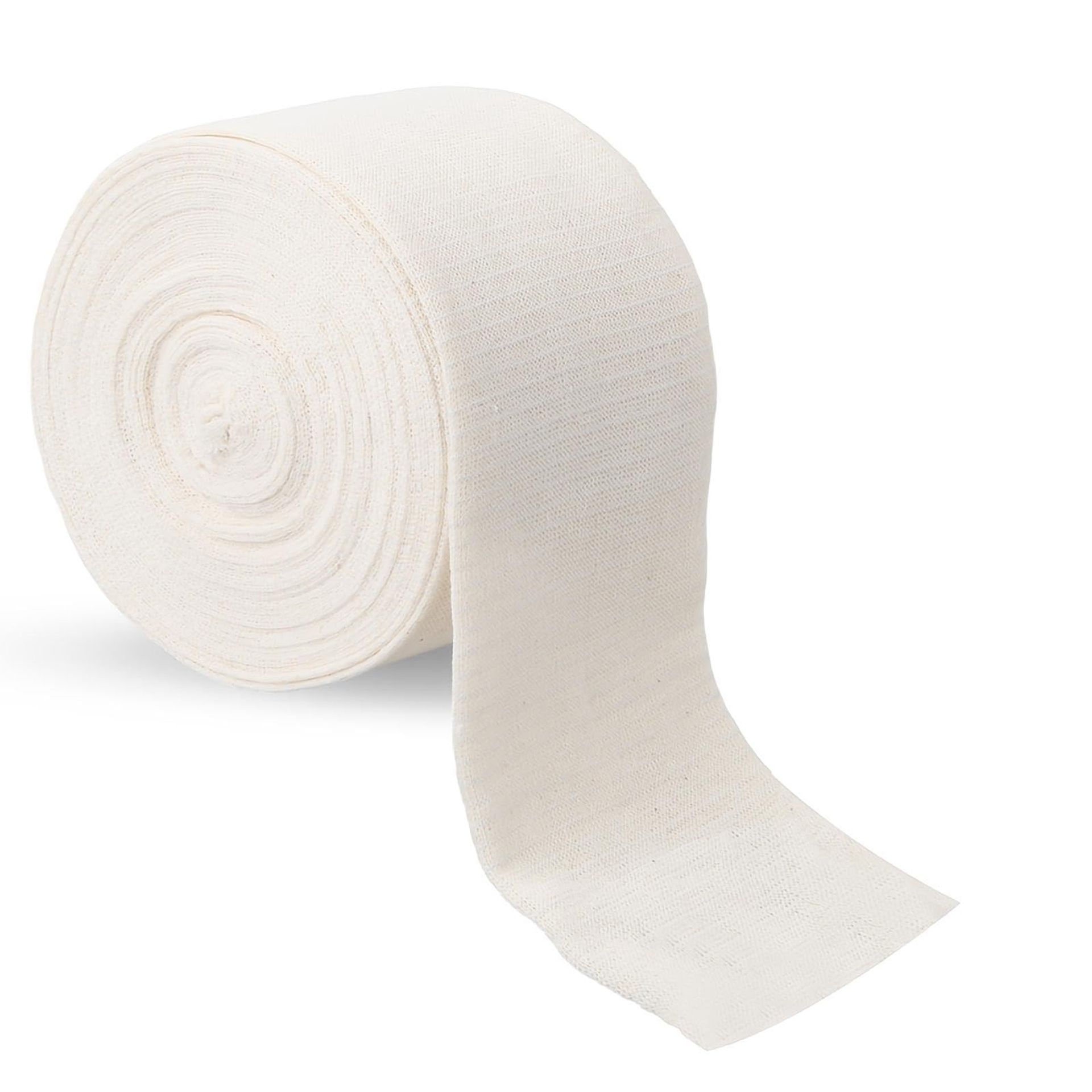 Elastic Tubular Compression Bandage Roll for Sprains and Wound Support - Rice Colour 6.25cm x 10m
