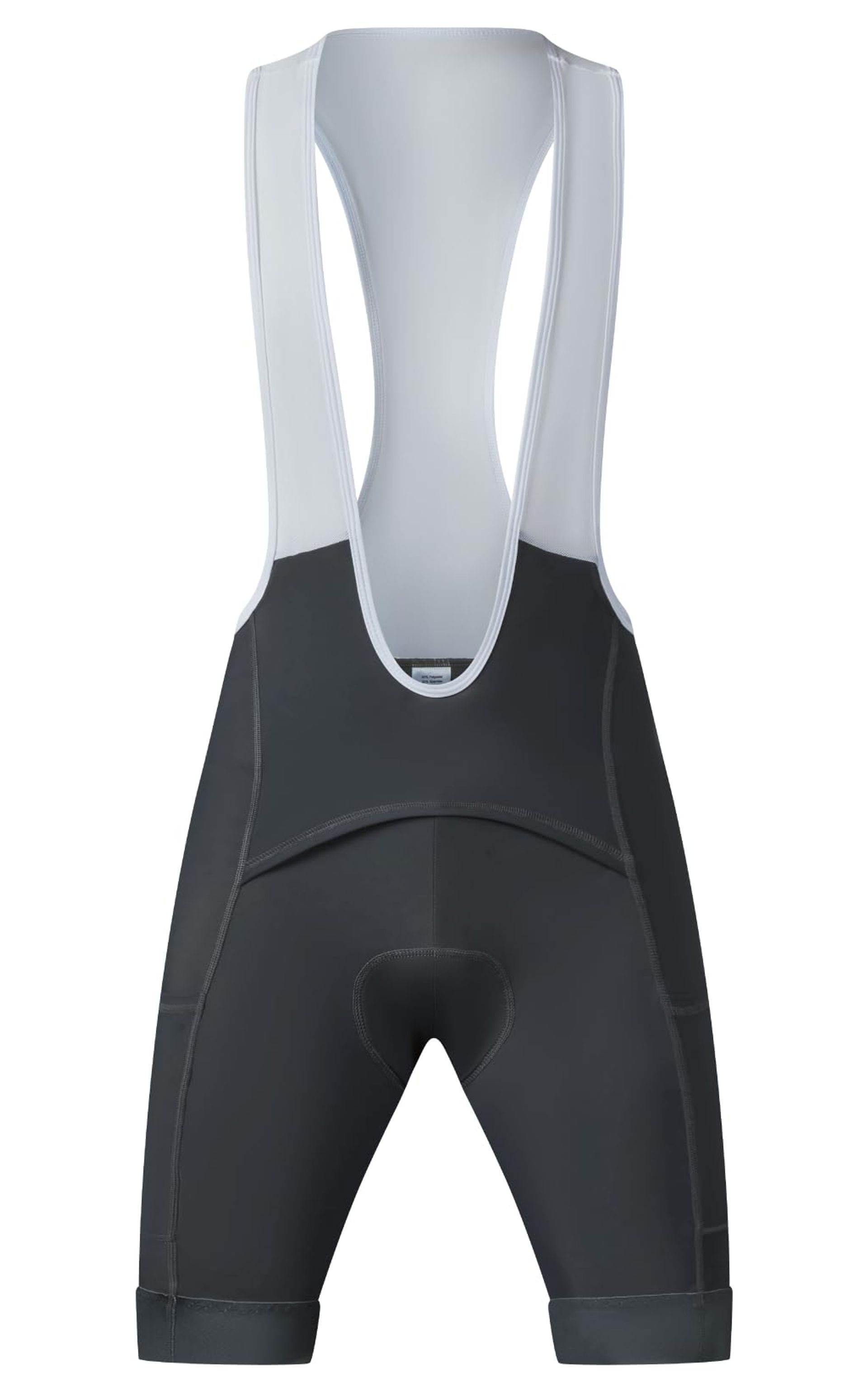 Men's Cycling Bib Shorts Padded Breathable Quick-Dry UPF50+ for Road and Mountain Biking - Grey L