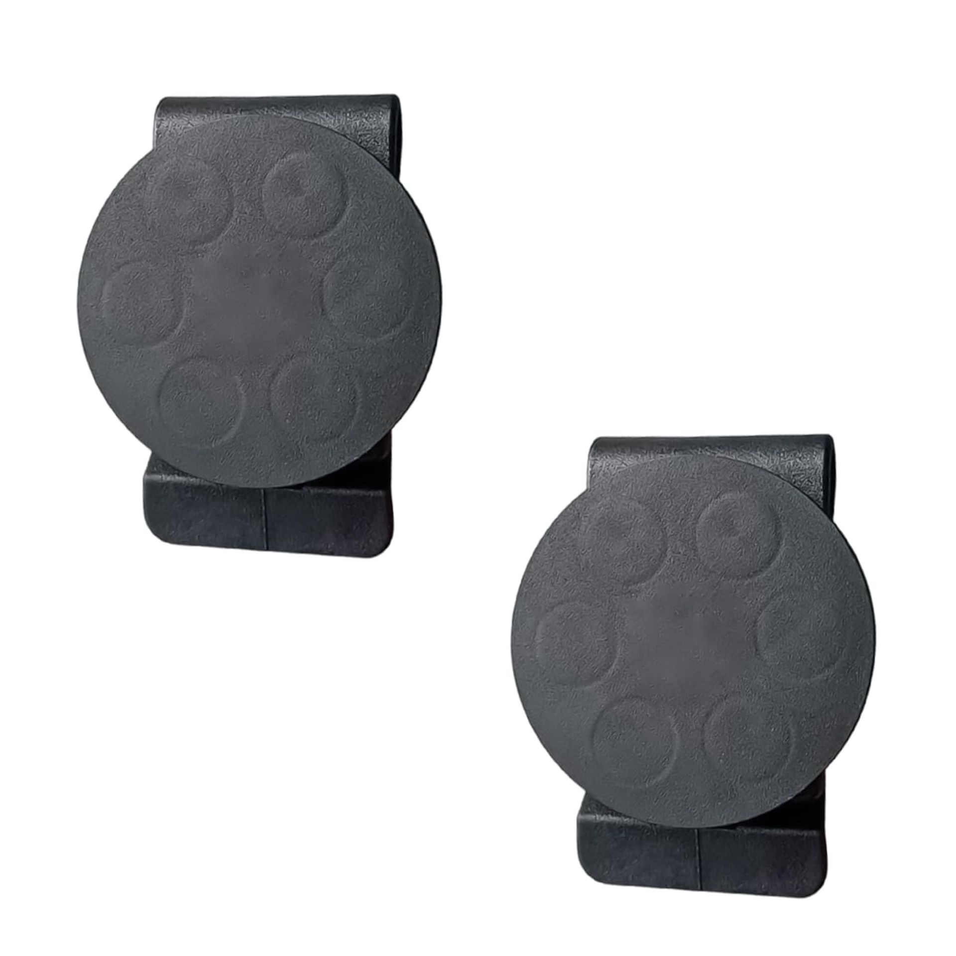 Magnetic Tool Belt Clips Set of 2 with 6 Strong Magnets for Secure Tool Holding