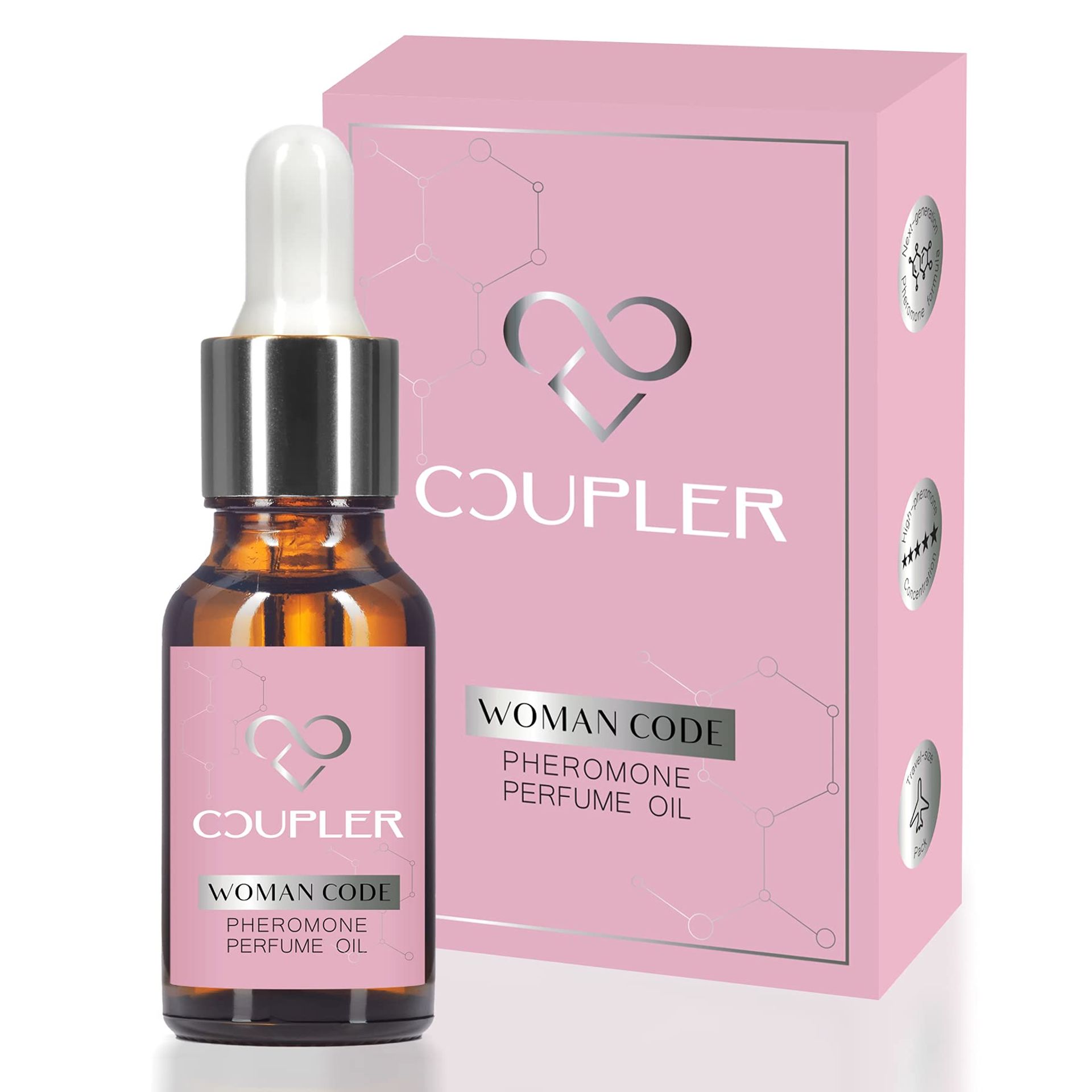 Pheromone Perfume Oil for Women Long Lasting Alluring Luxury Fragrance - Fruity 10ml