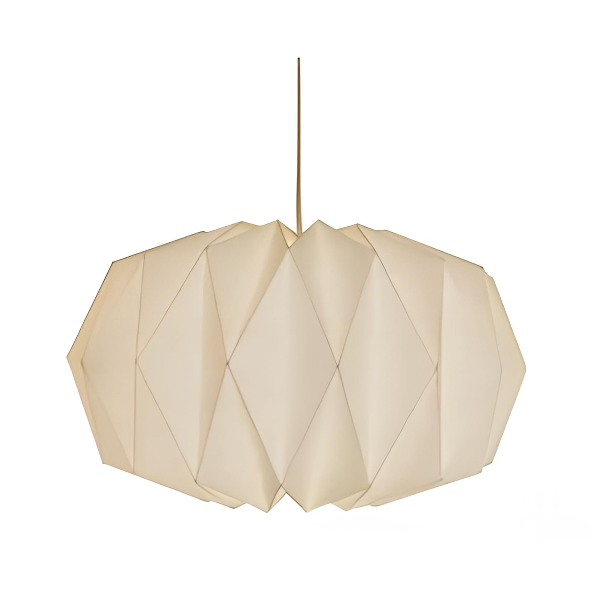 Handmade Paper Pendant Lampshade Origami Ceiling Lightshade for Living Room, Kitchen, Bedroom, Restaurant, Hotel - White 43x25cm