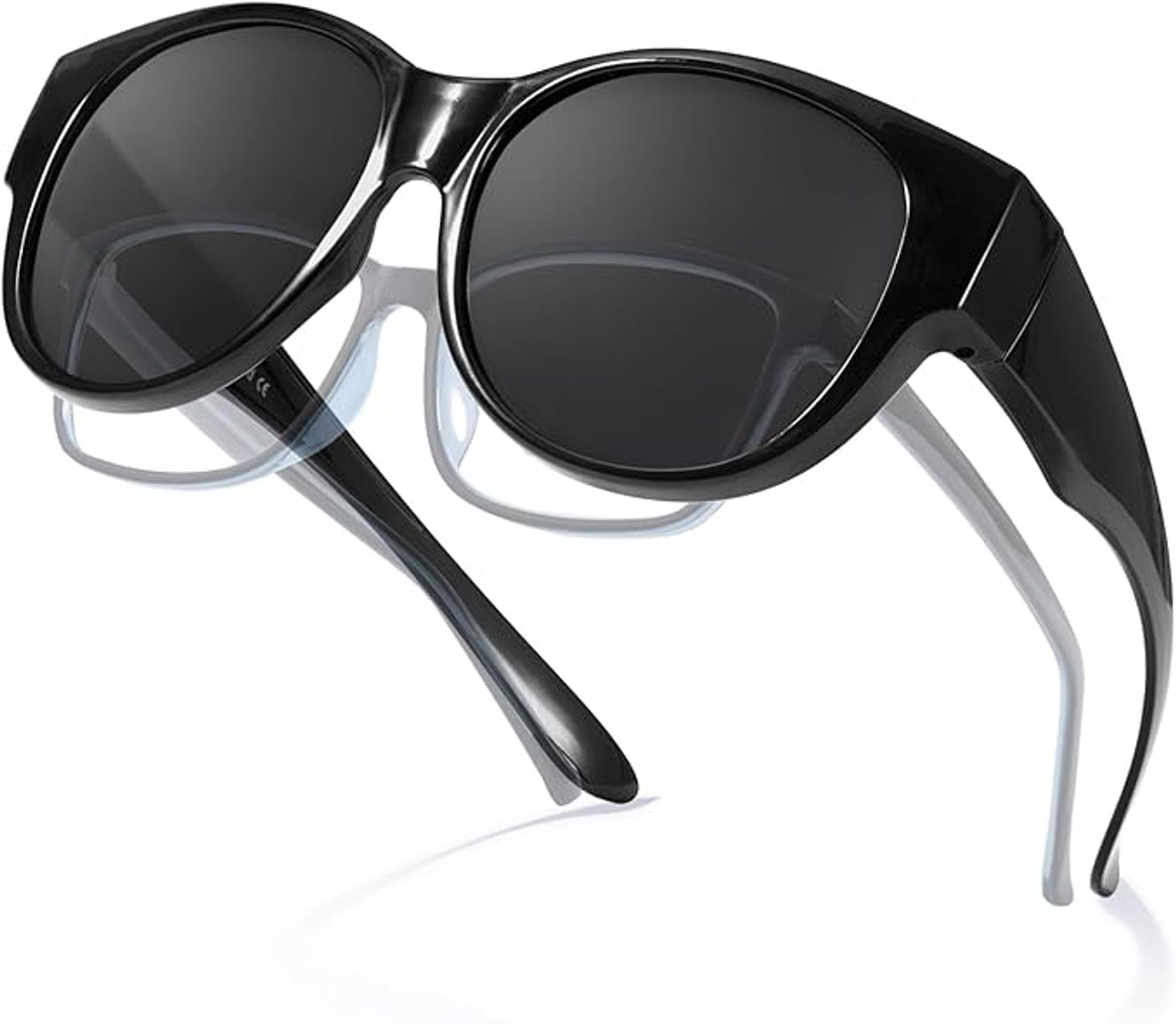 Nwt Black Framed Anti Glare Sunglasses Norrie - Rectangle Black Frame Prescription Sunglasses  main image 3