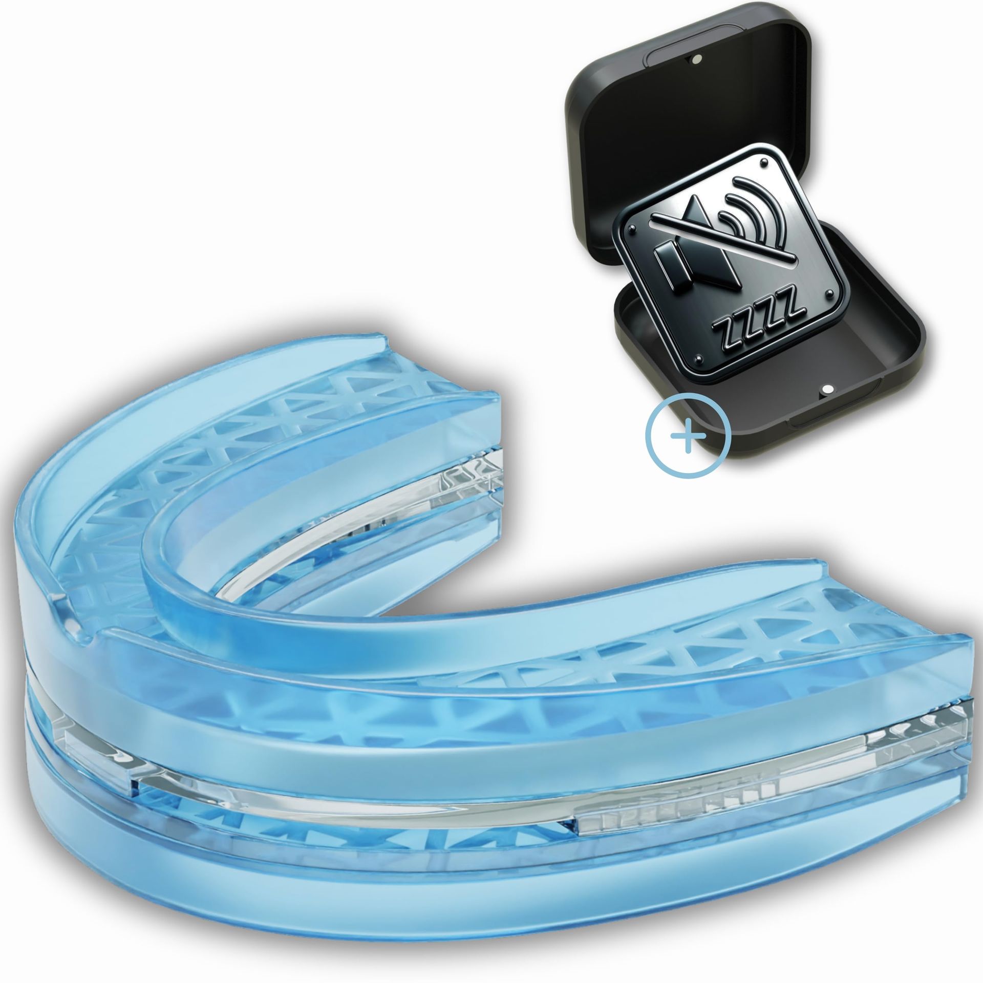 Anti-Snoring Mouth Guard & Night Splint for Snoring and Teeth Grinding | Comfortable, Adjustable Snore Stopper for Restful Sleep