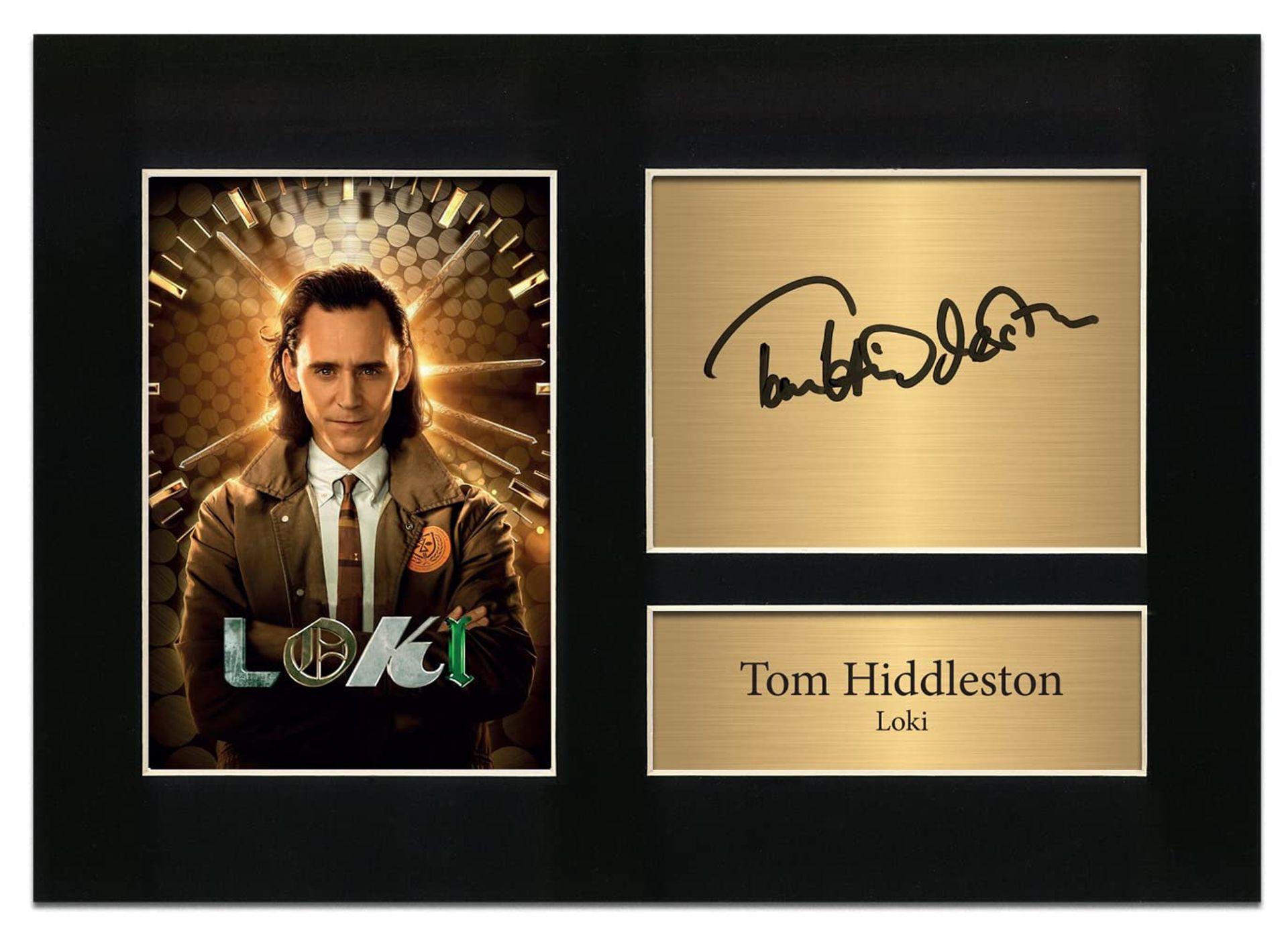 Zulu Image Tom Hiddleston Avengers Loki Movie Signed Autograph A4 Printed